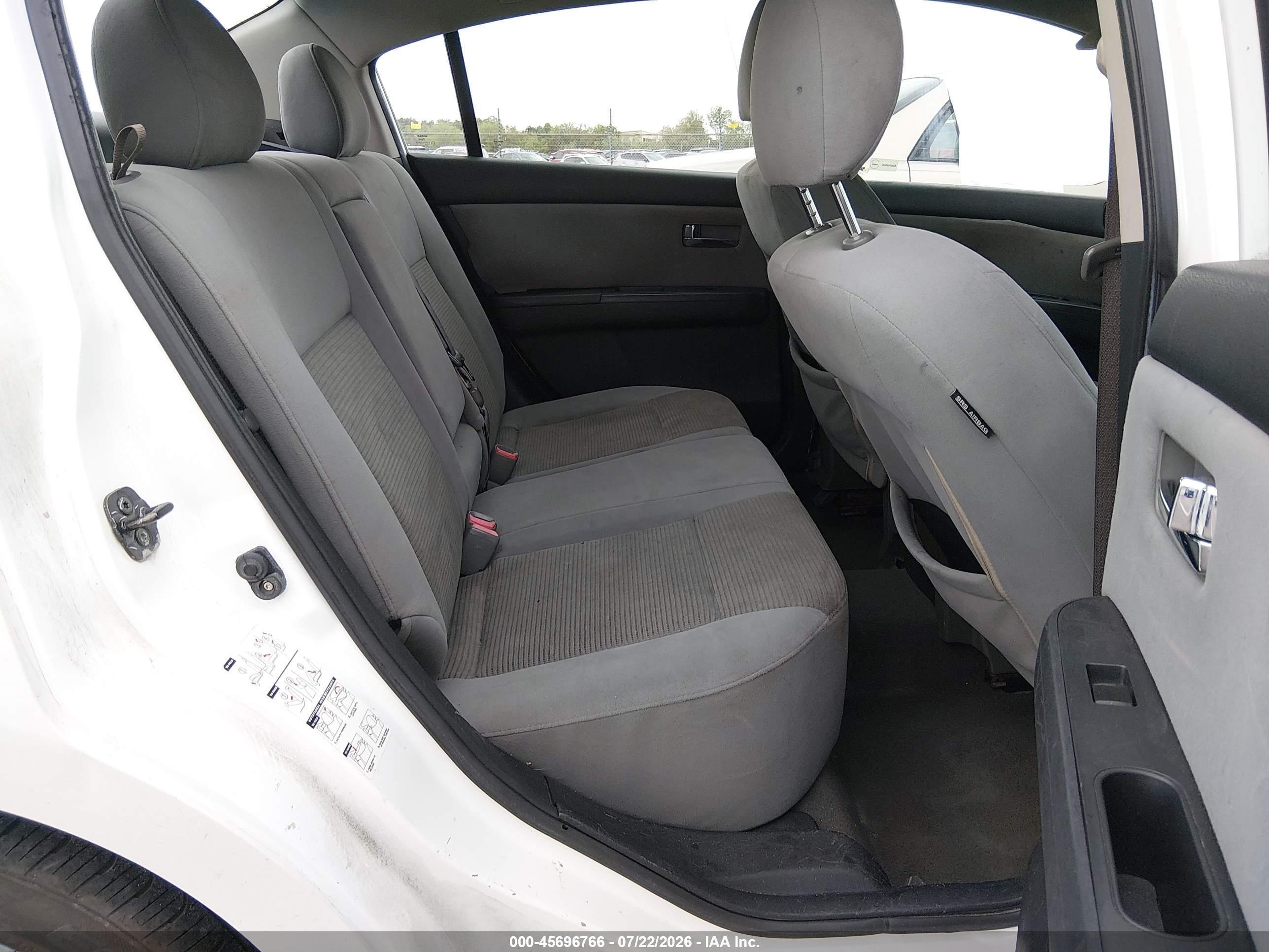 2010 Nissan Sentra 2.0sr White vin: 3N1AB6AP4AL674169