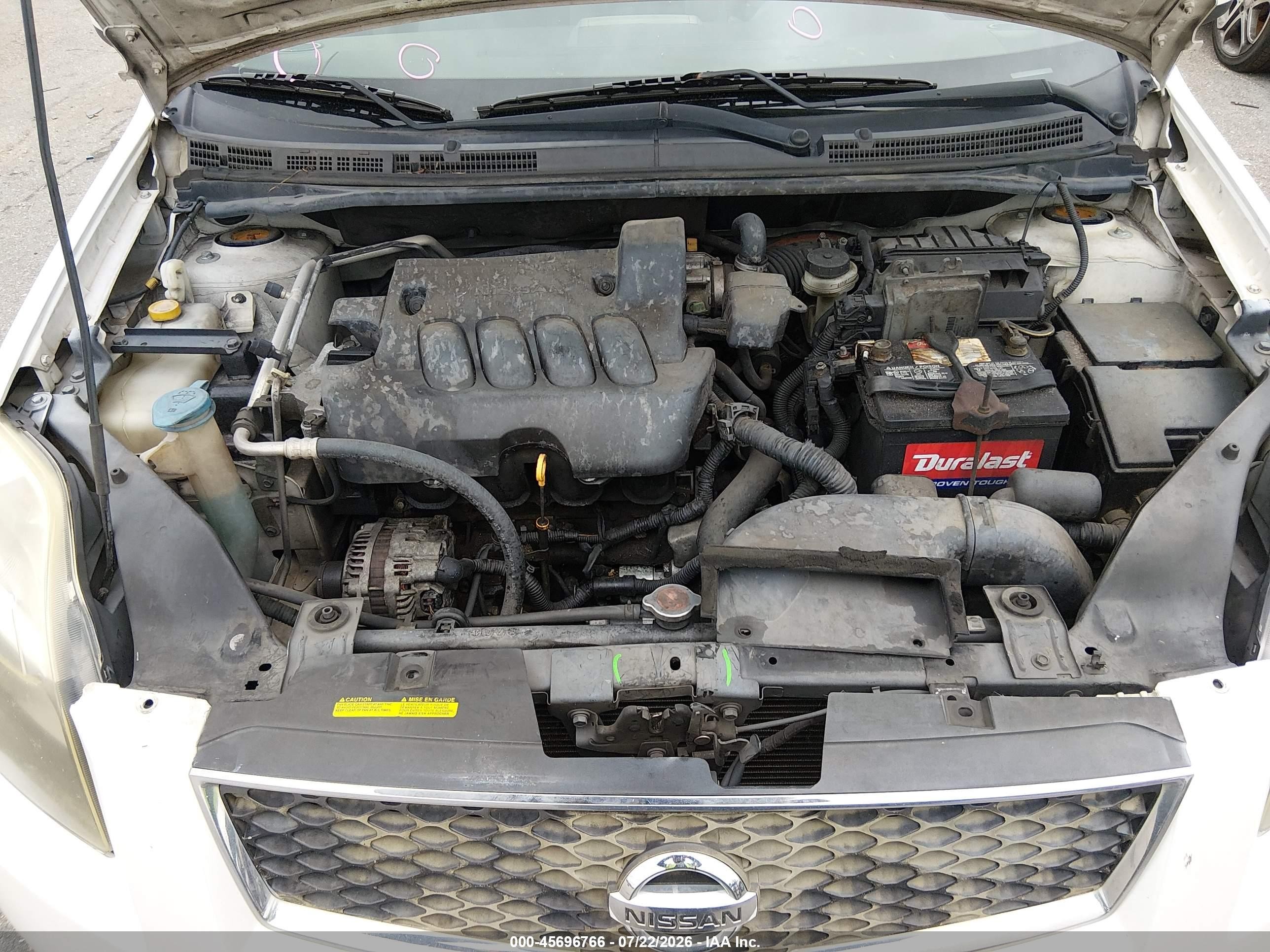 2010 Nissan Sentra 2.0sr White vin: 3N1AB6AP4AL674169