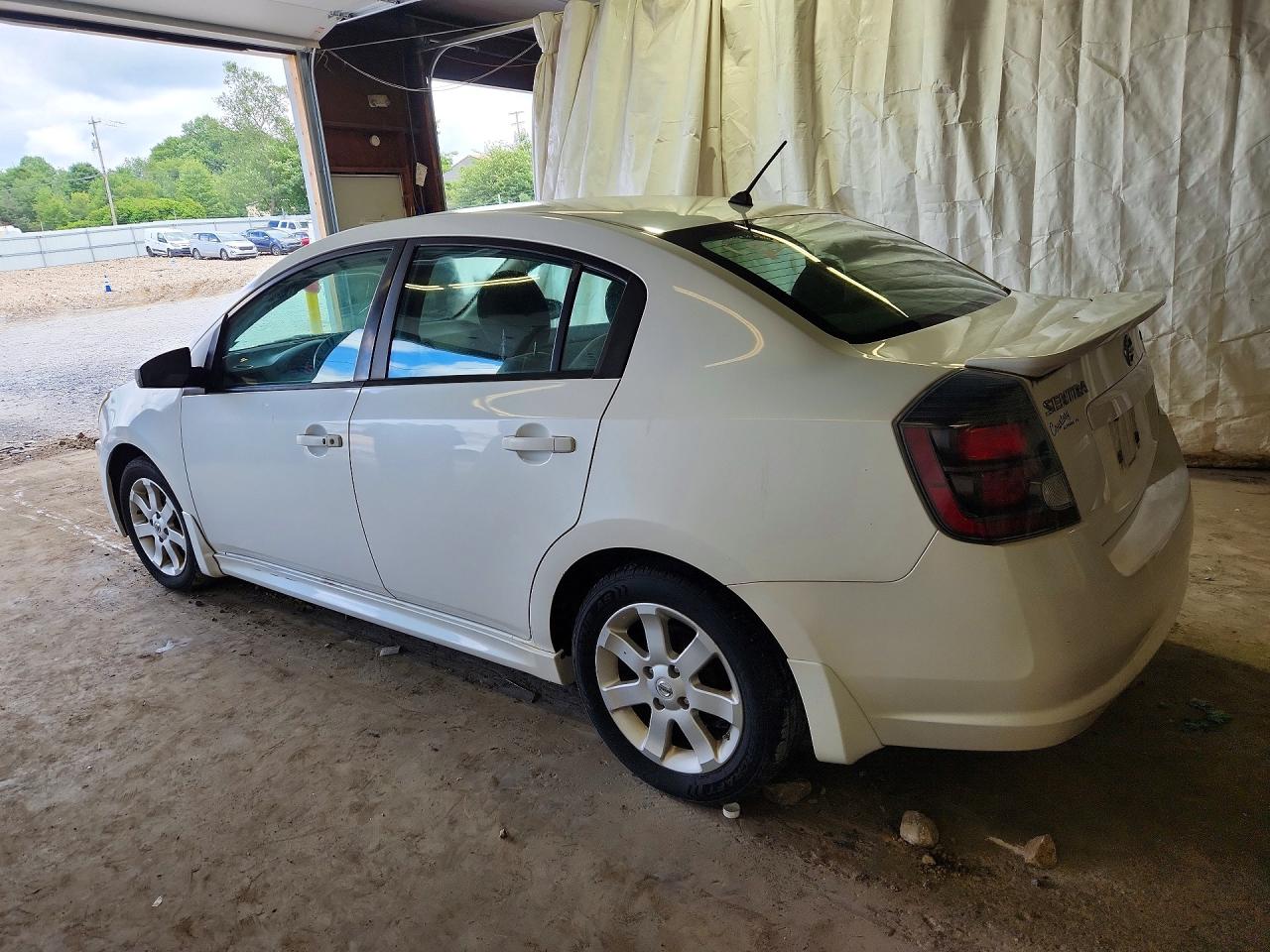 2010 Nissan Sentra 2.0 White vin: 3N1AB6AP4AL729655