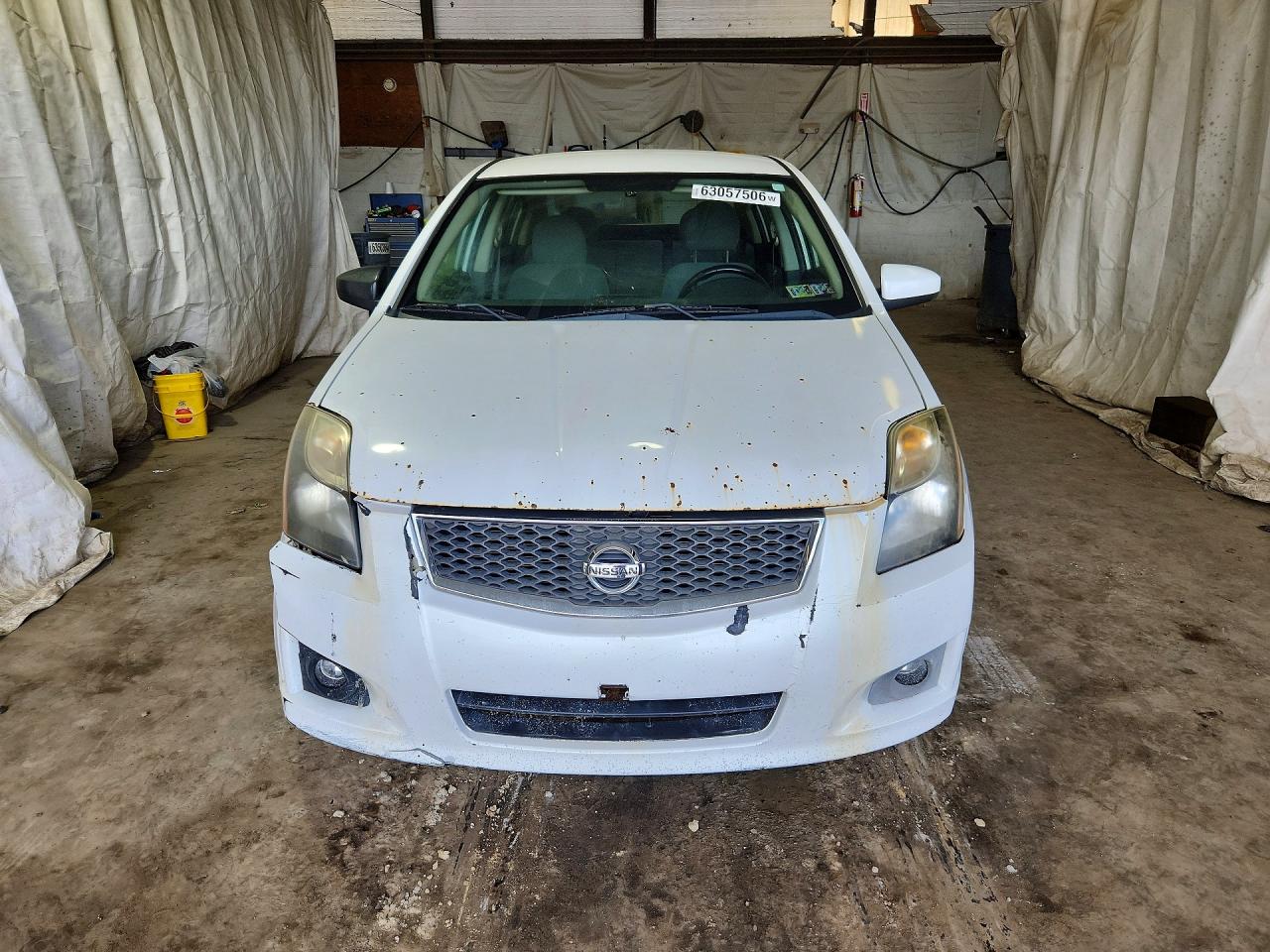 2010 Nissan Sentra 2.0 White vin: 3N1AB6AP4AL729655