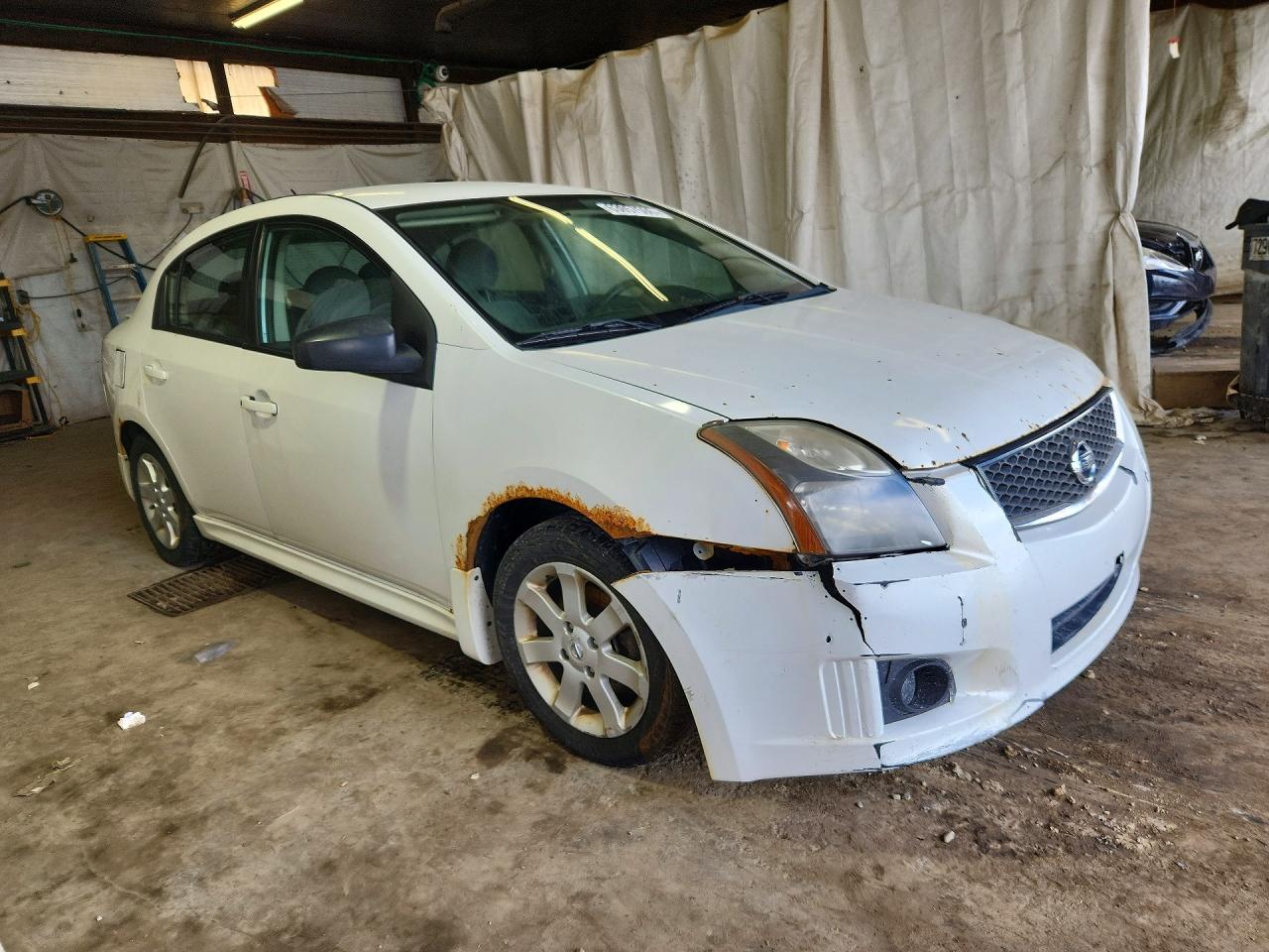 2010 Nissan Sentra 2.0 White vin: 3N1AB6AP4AL729655