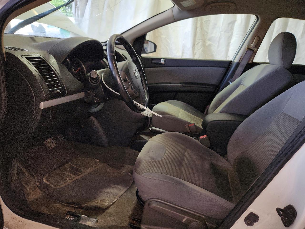 2010 Nissan Sentra 2.0 White vin: 3N1AB6AP4AL729655