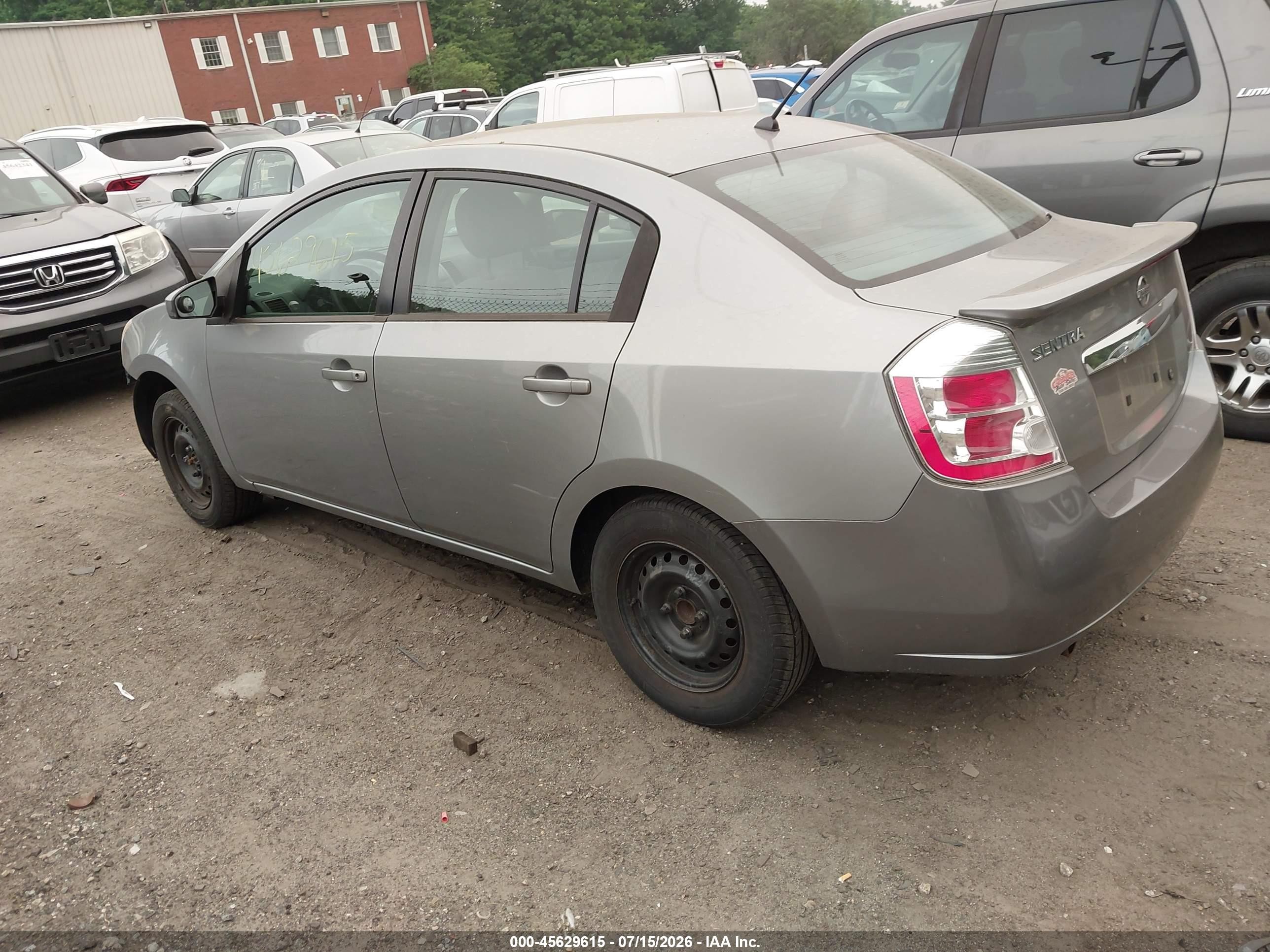 2011 Nissan Sentra 2.0 Gray vin: 3N1AB6AP4BL620596