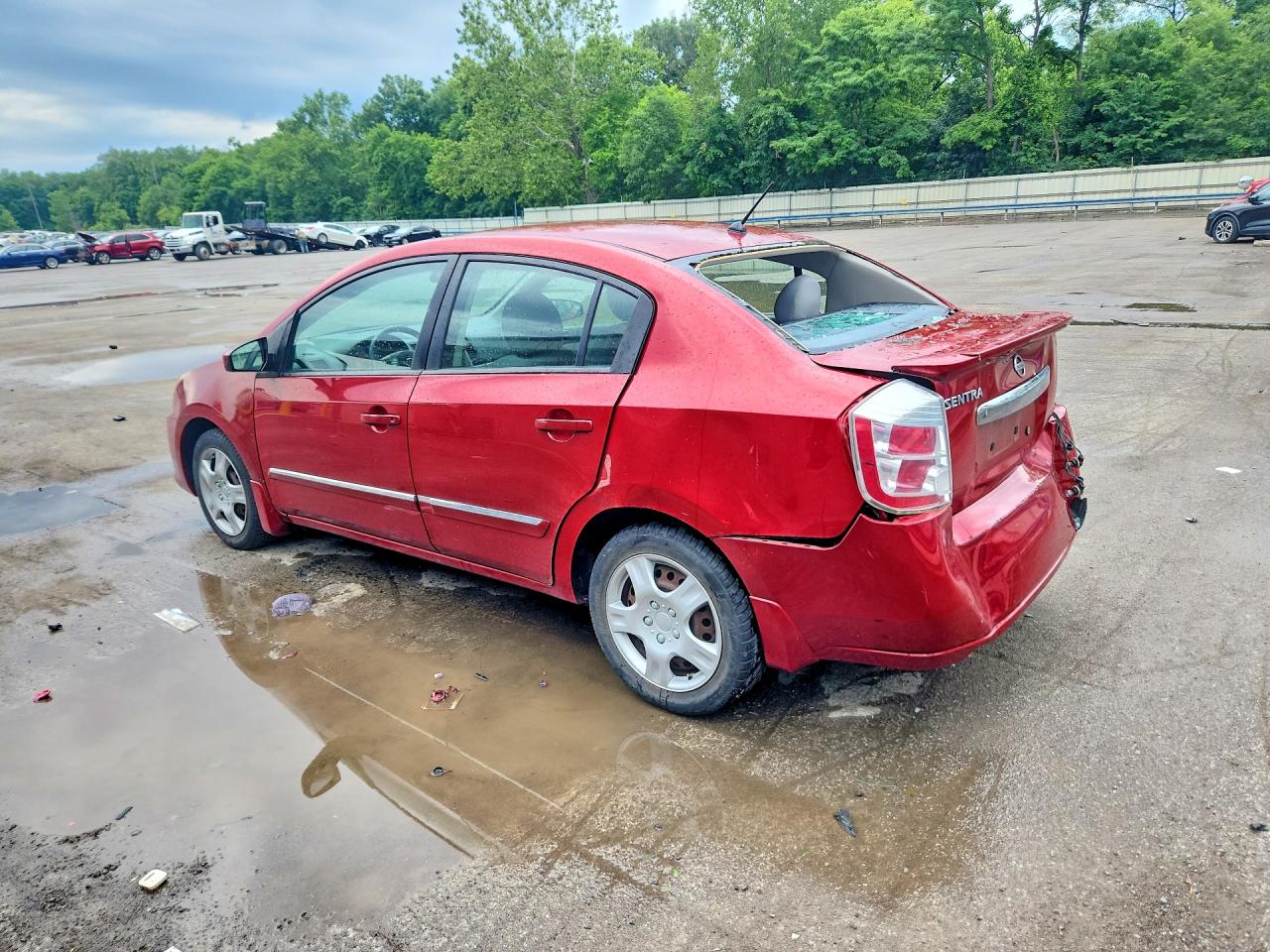 2011 Nissan Sentra 2.0 Burgundy vin: 3N1AB6AP4BL629007
