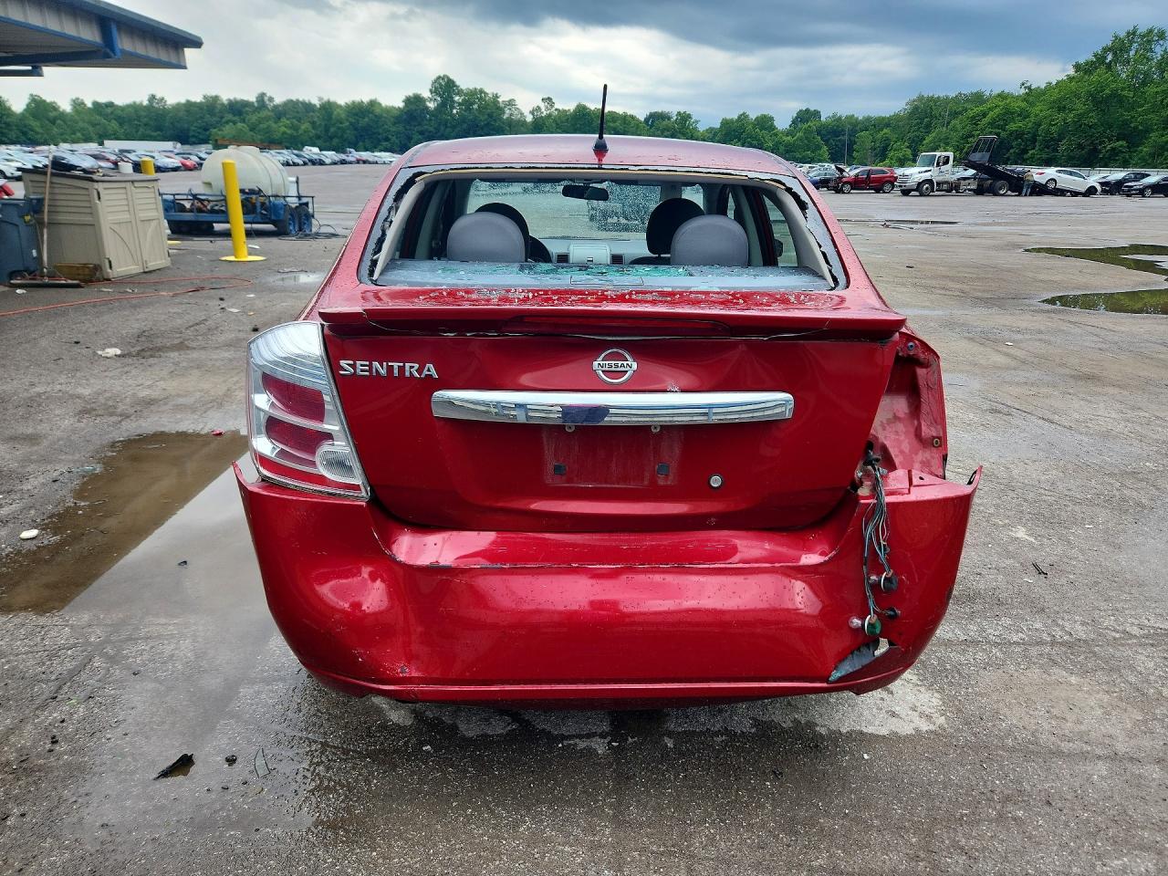 2011 Nissan Sentra 2.0 Burgundy vin: 3N1AB6AP4BL629007