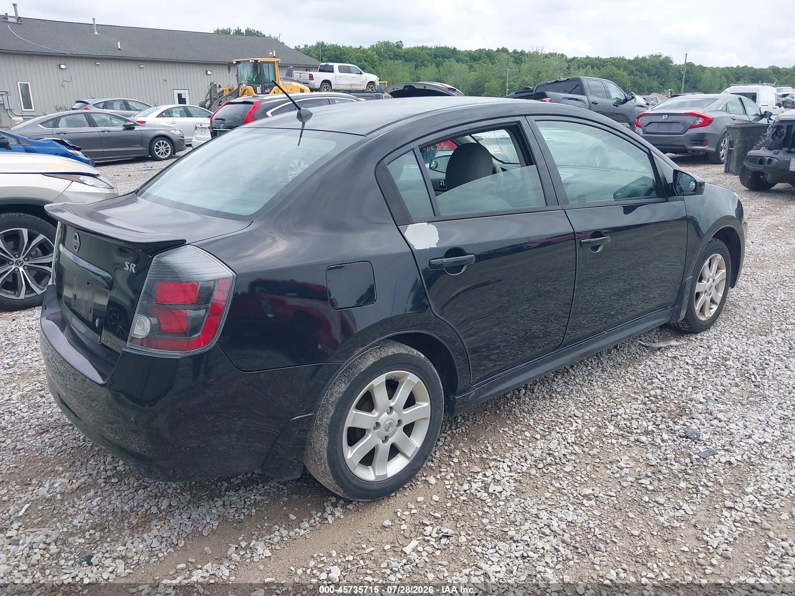 2011 Nissan Sentra 2.0sr Black vin: 3N1AB6AP4BL631775