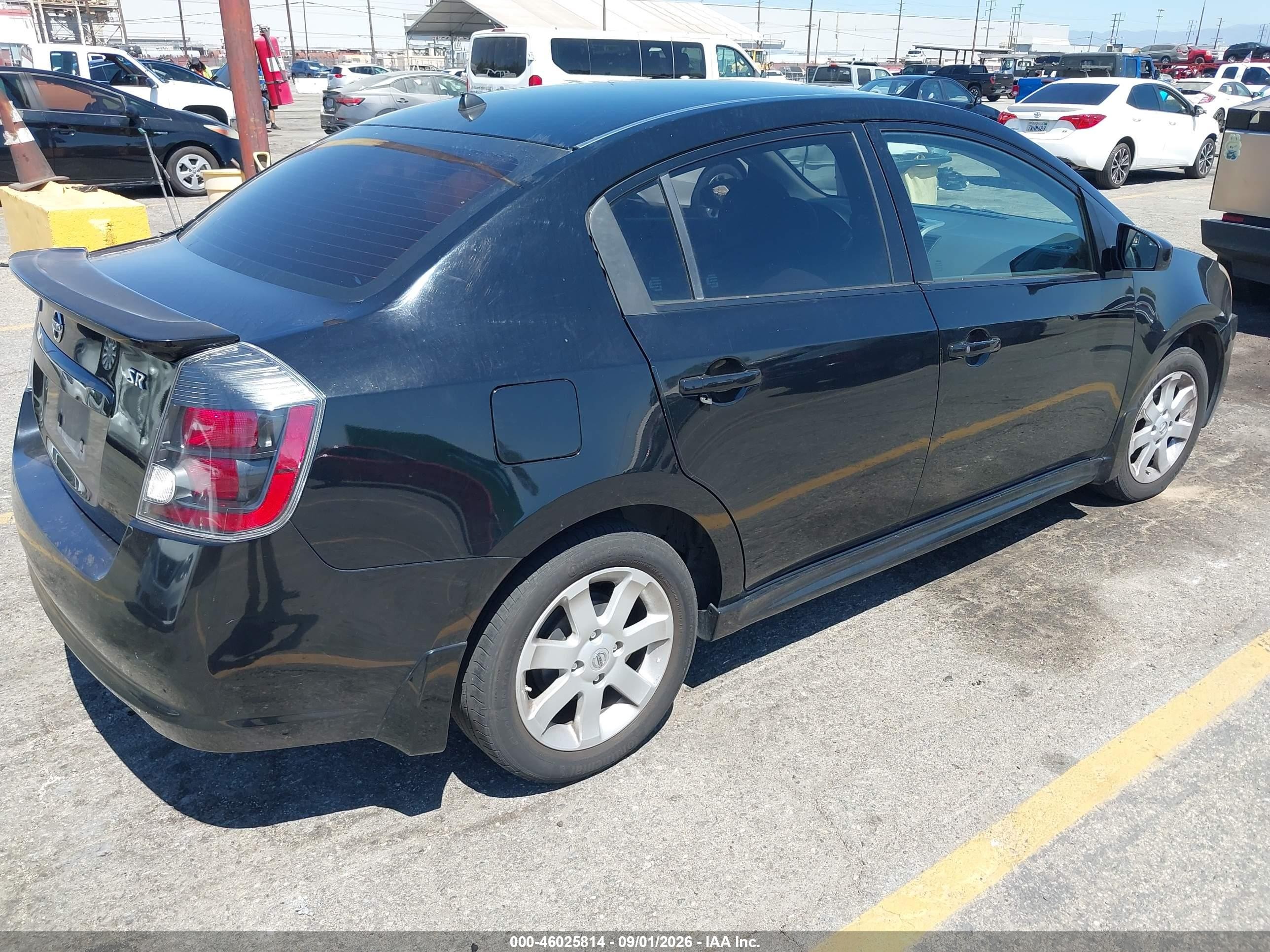 2011 Nissan Sentra 2.0sr Black vin: 3N1AB6AP4BL634269