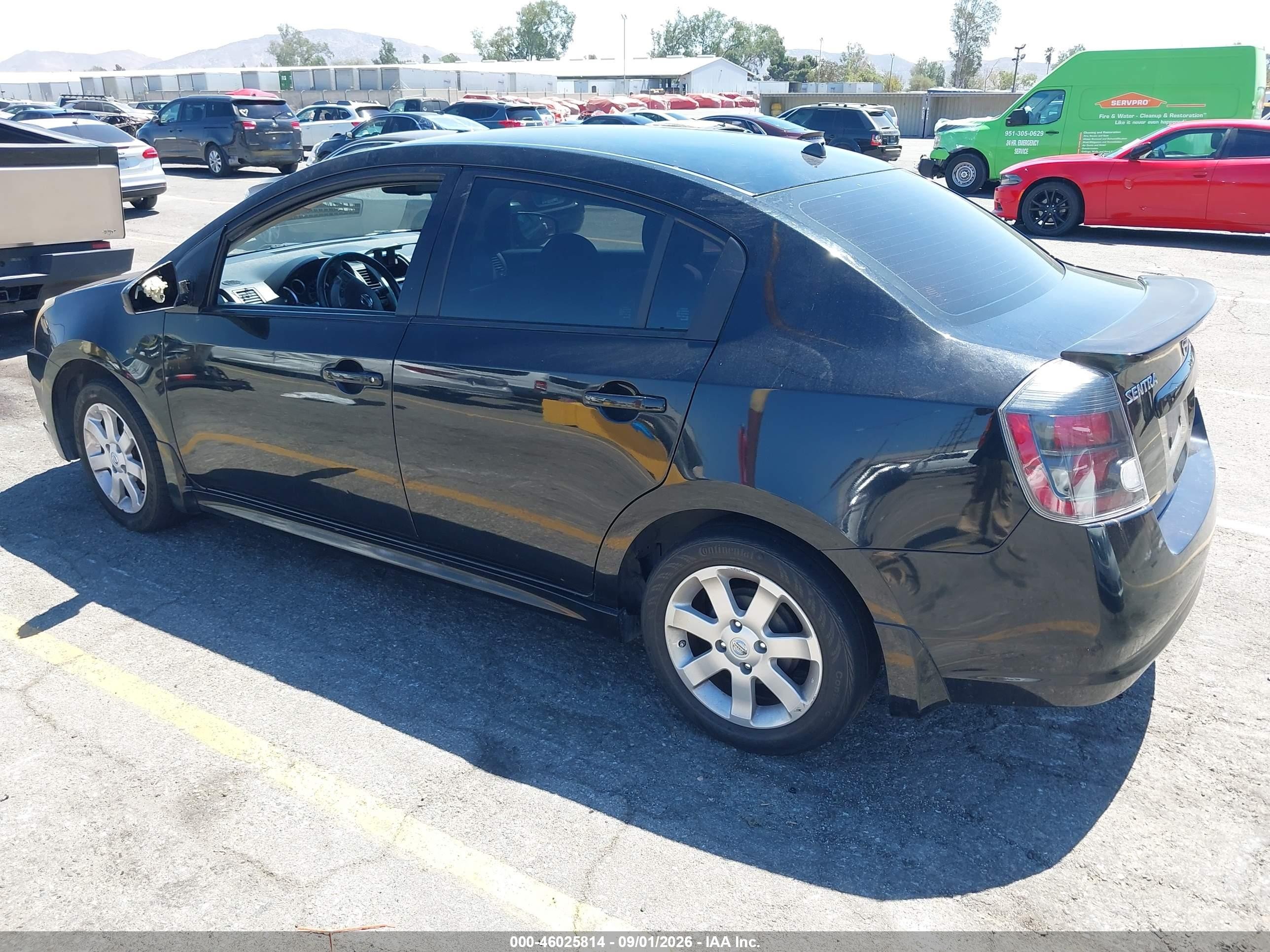 2011 Nissan Sentra 2.0sr Black vin: 3N1AB6AP4BL634269