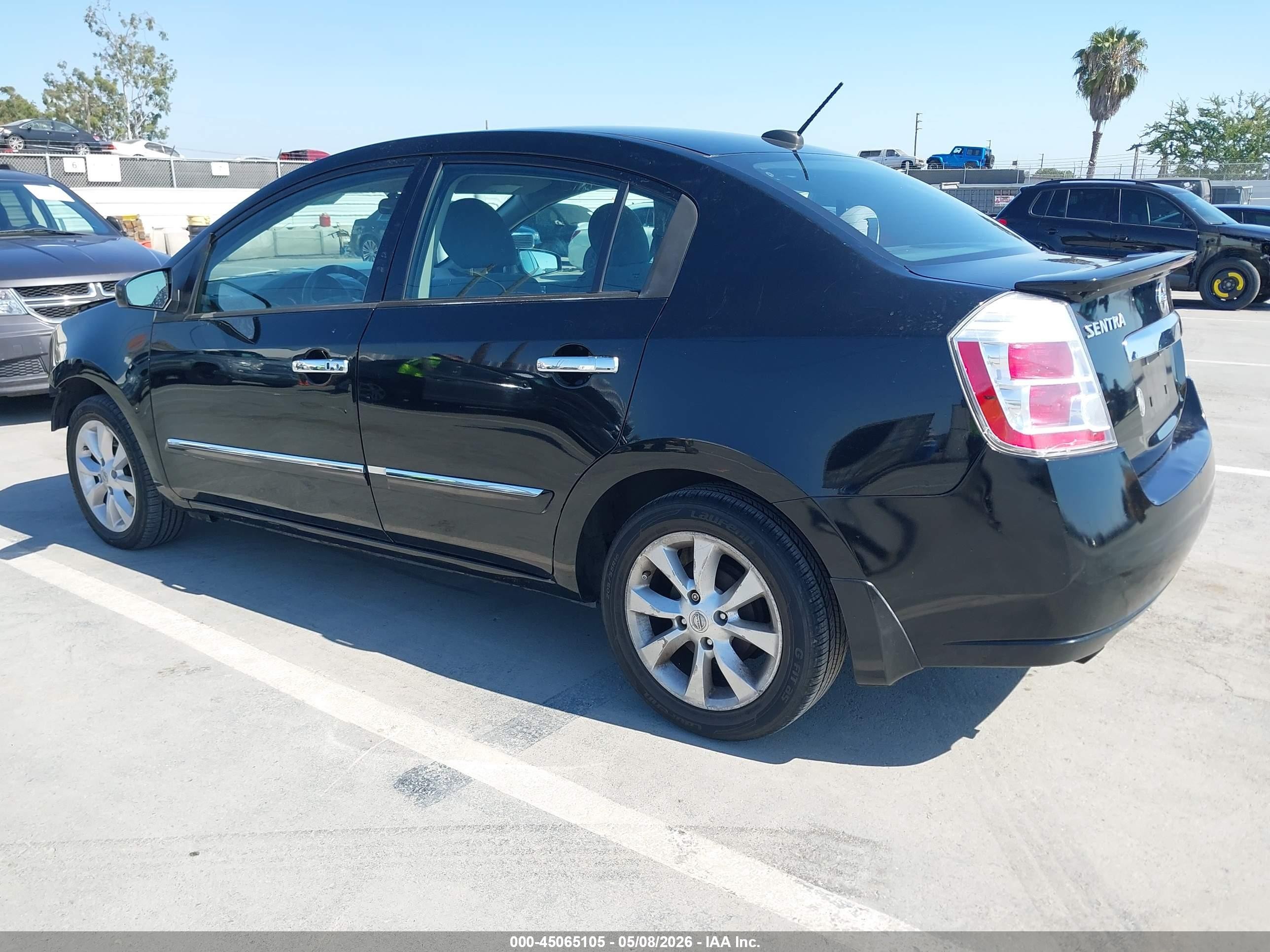 2011 Nissan Sentra 2.0sl Черный vin: 3N1AB6AP4BL653209