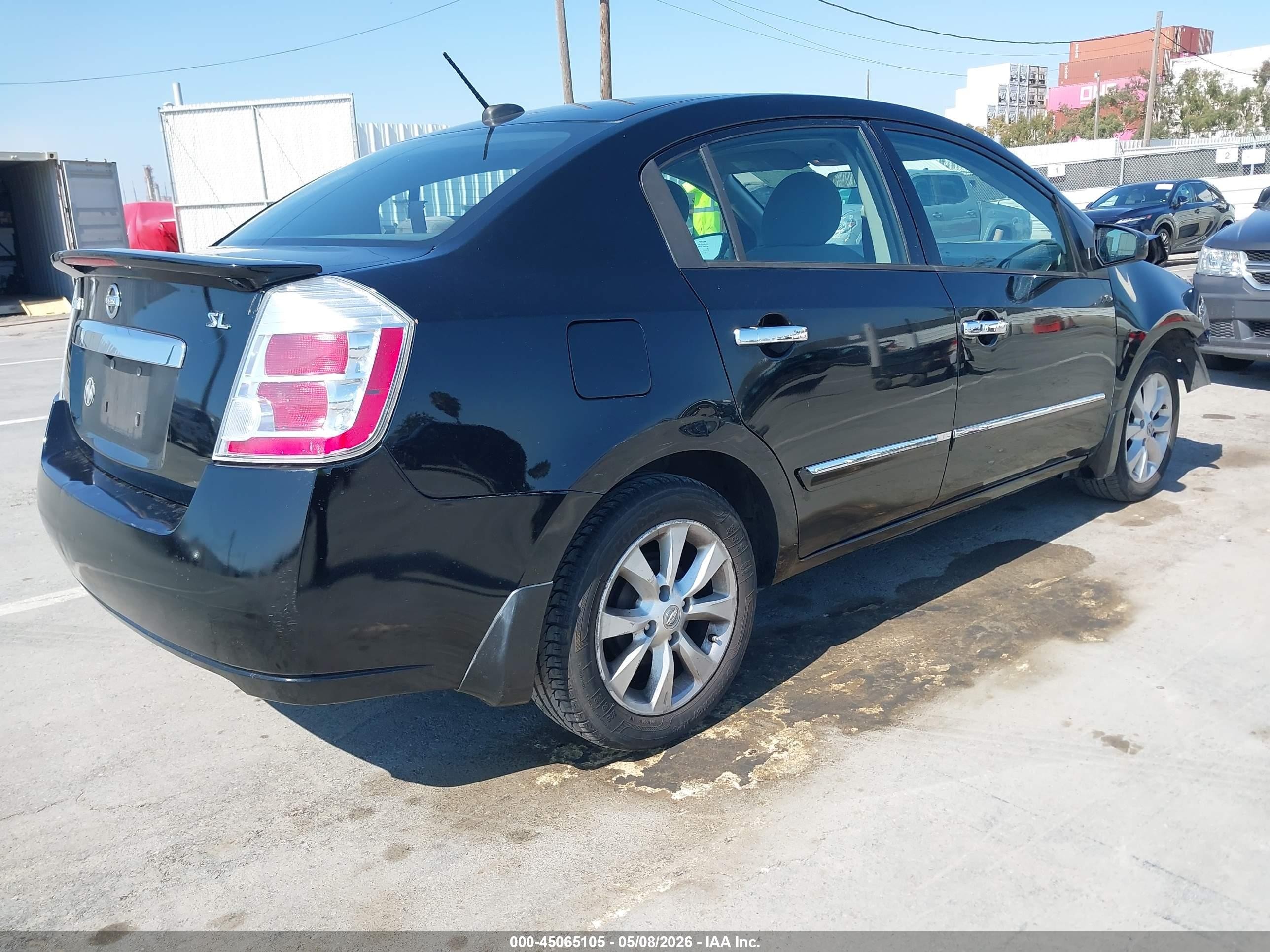 2011 Nissan Sentra 2.0sl Черный vin: 3N1AB6AP4BL653209