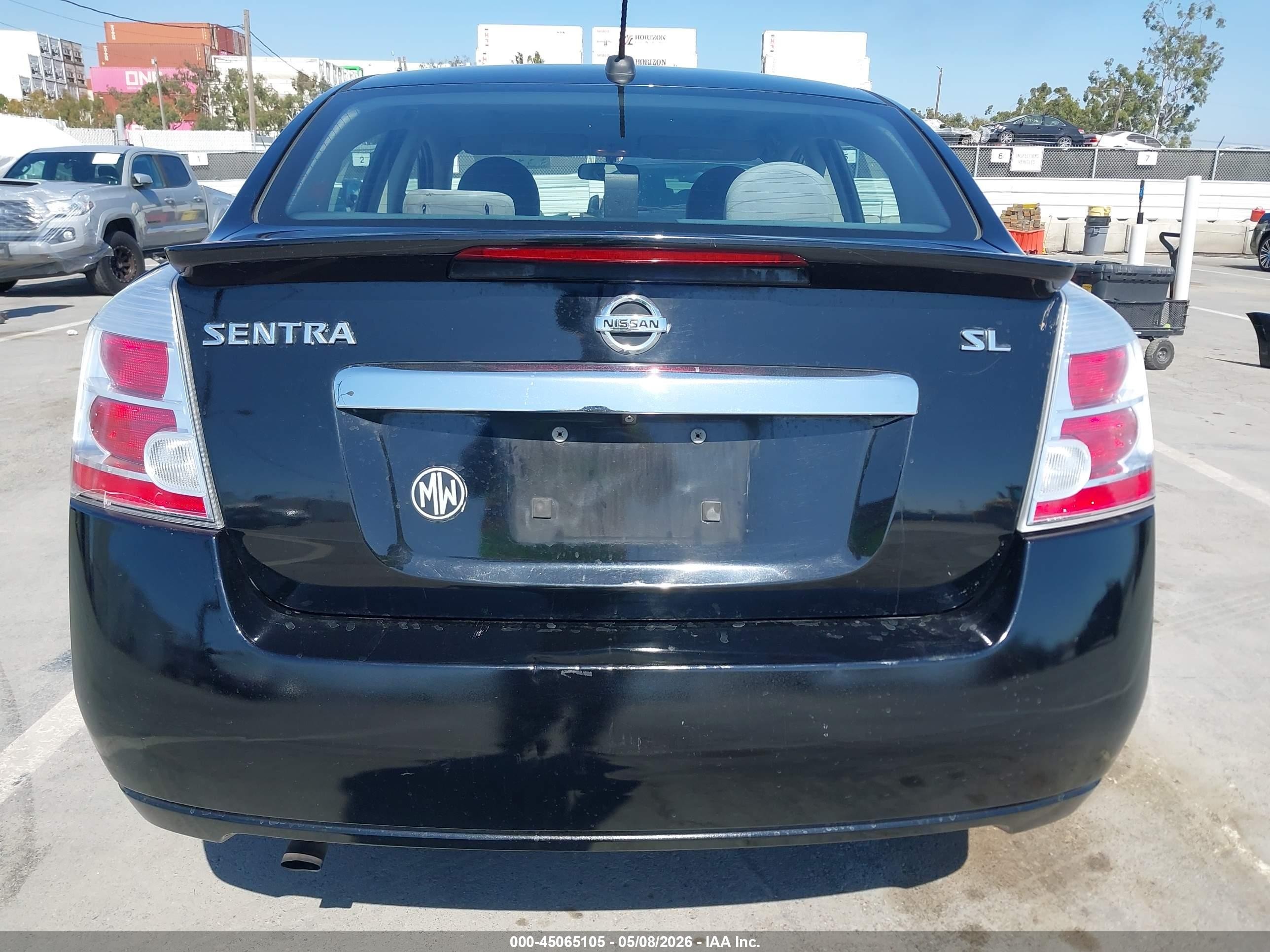 2011 Nissan Sentra 2.0sl Черный vin: 3N1AB6AP4BL653209