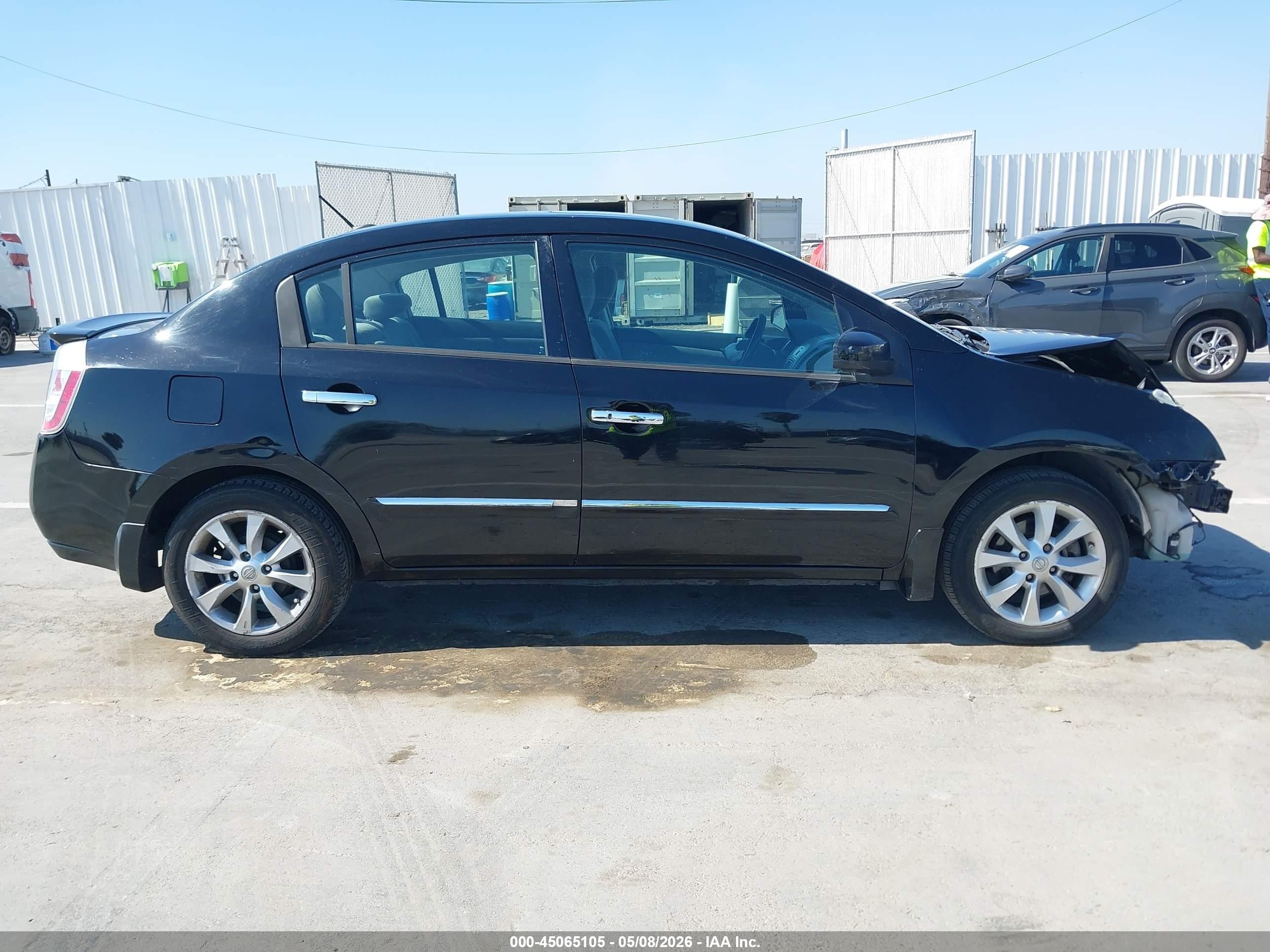 2011 Nissan Sentra 2.0sl Черный vin: 3N1AB6AP4BL653209