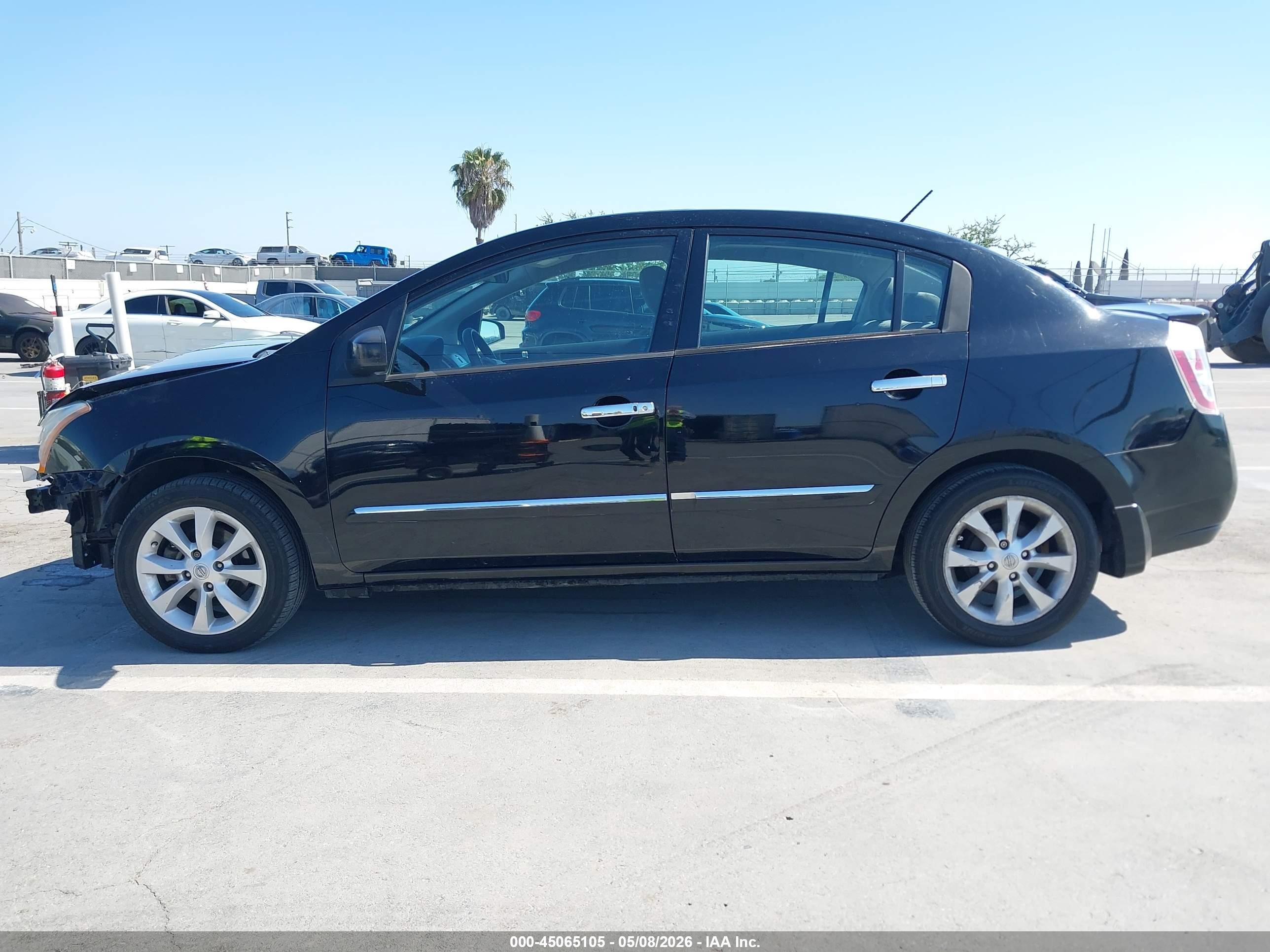 2011 Nissan Sentra 2.0sl Черный vin: 3N1AB6AP4BL653209