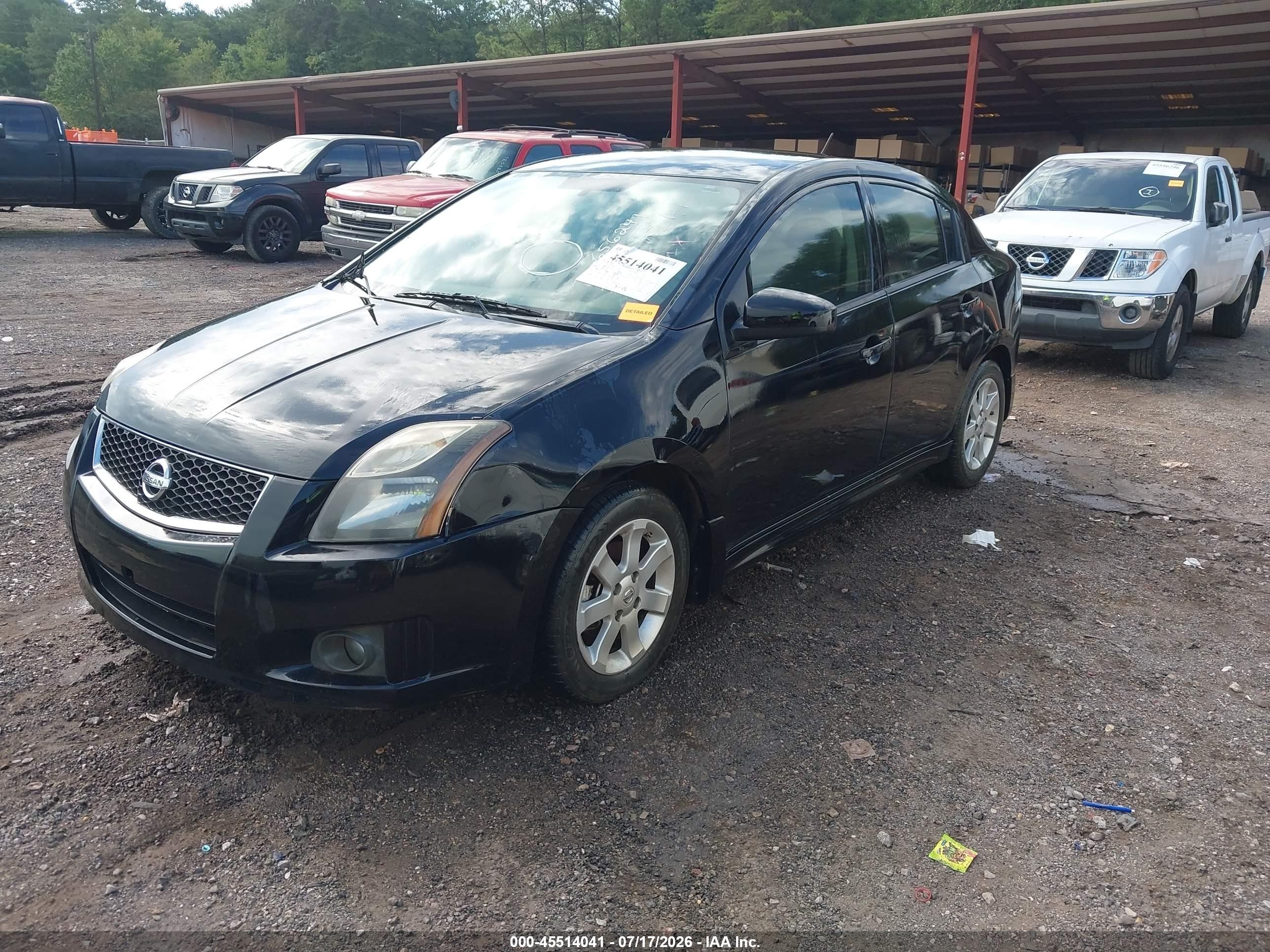 2011 Nissan Sentra 2.0sr Black vin: 3N1AB6AP4BL656241