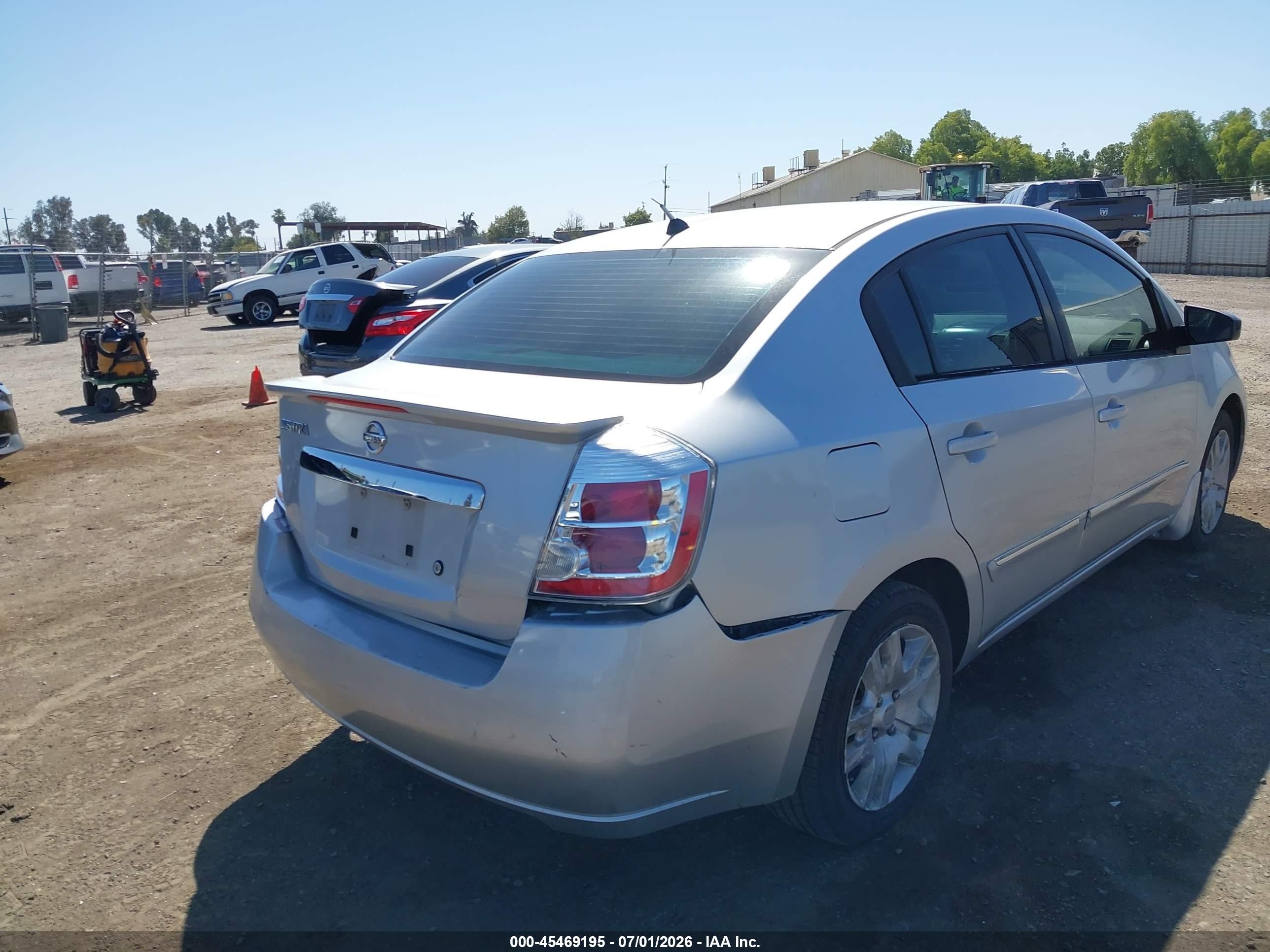 2011 Nissan Sentra 2.0s Silver vin: 3N1AB6AP4BL656854