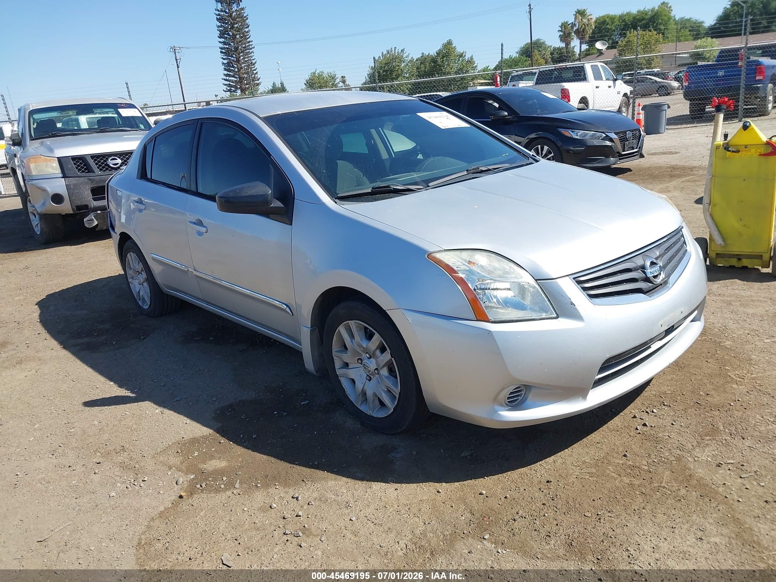 2011 Nissan Sentra 2.0s Silver vin: 3N1AB6AP4BL656854