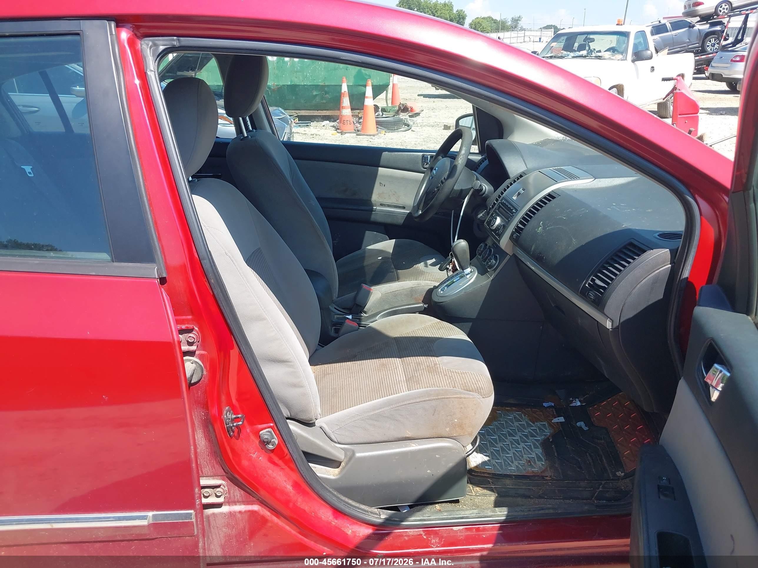 2011 Nissan Sentra 2.0s Burgundy vin: 3N1AB6AP4BL694228