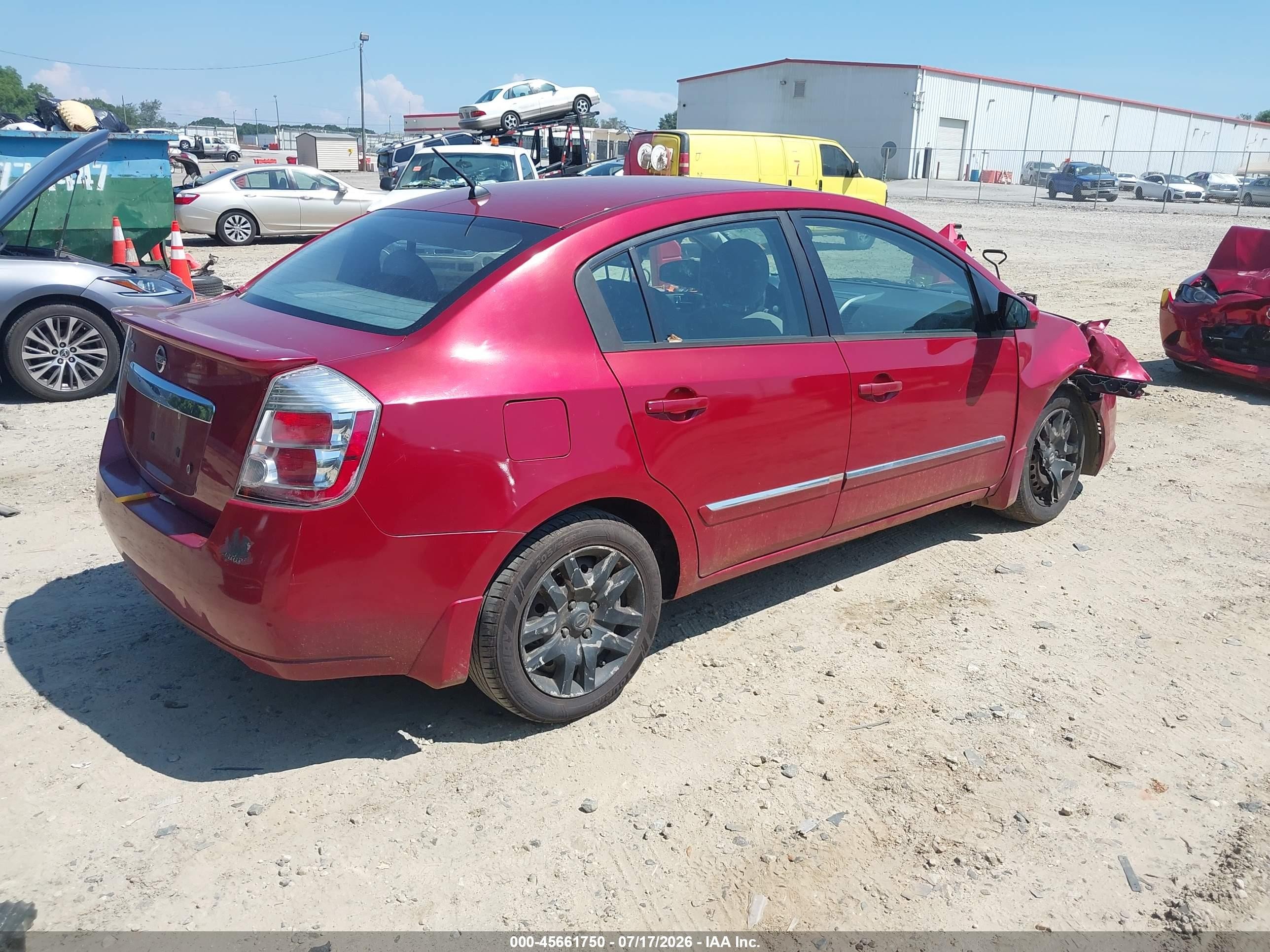 2011 Nissan Sentra 2.0s Burgundy vin: 3N1AB6AP4BL694228