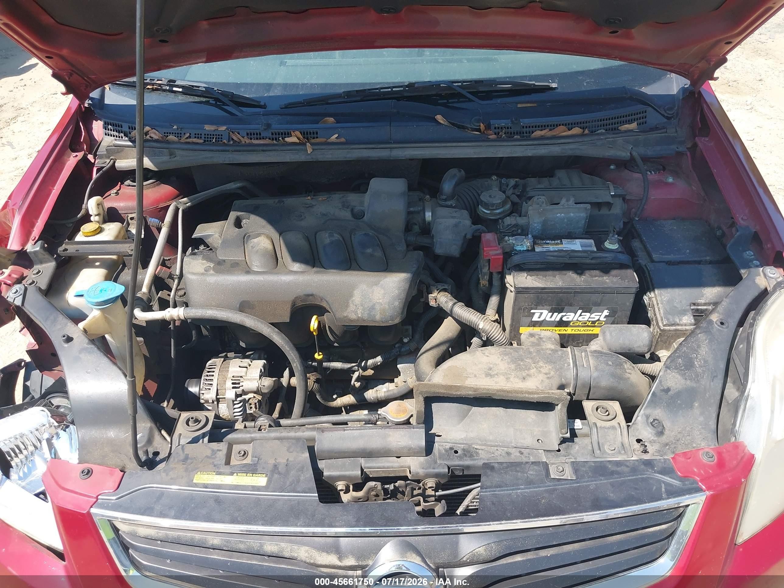 2011 Nissan Sentra 2.0s Burgundy vin: 3N1AB6AP4BL694228