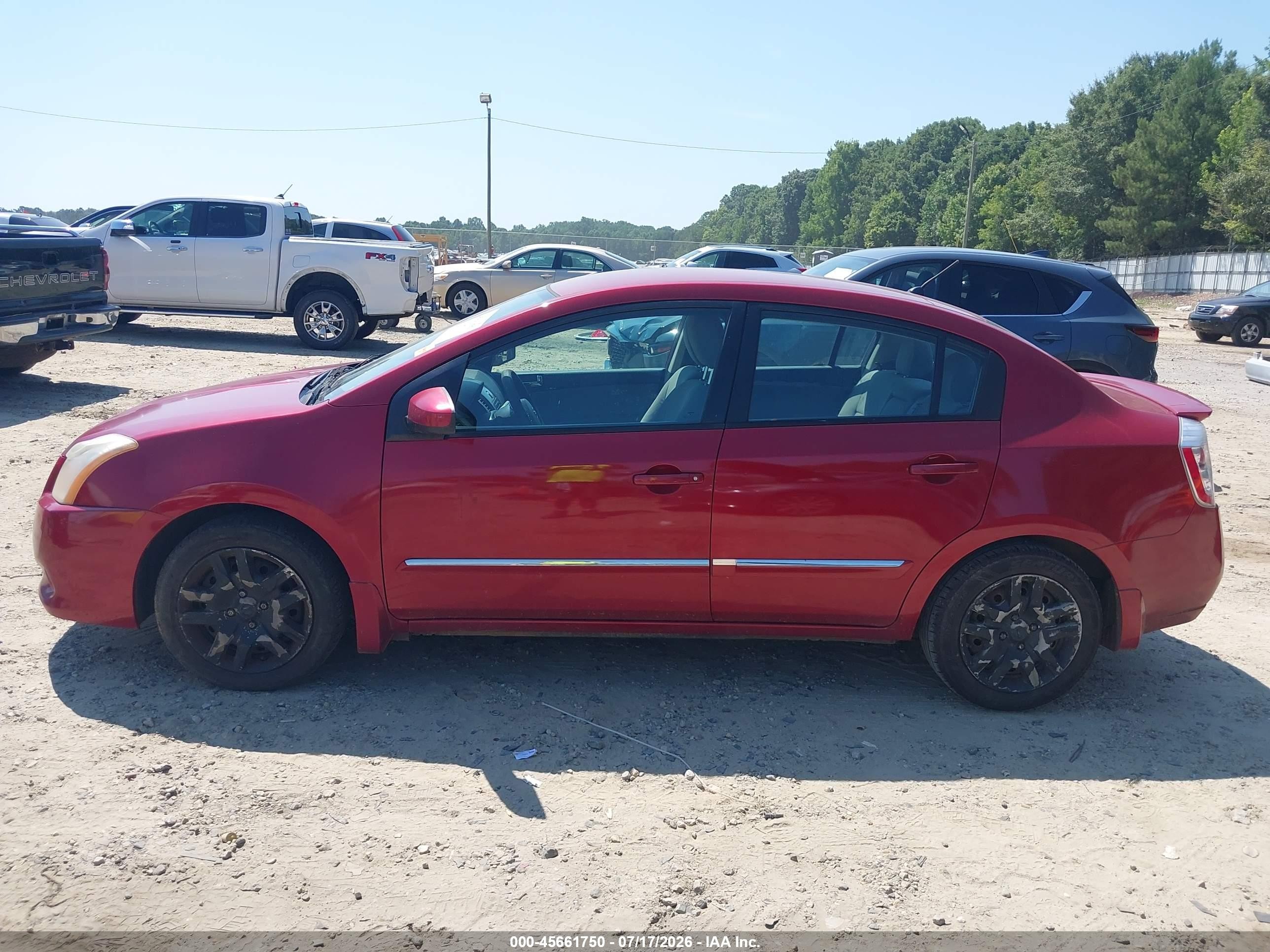 2011 Nissan Sentra 2.0s Burgundy vin: 3N1AB6AP4BL694228