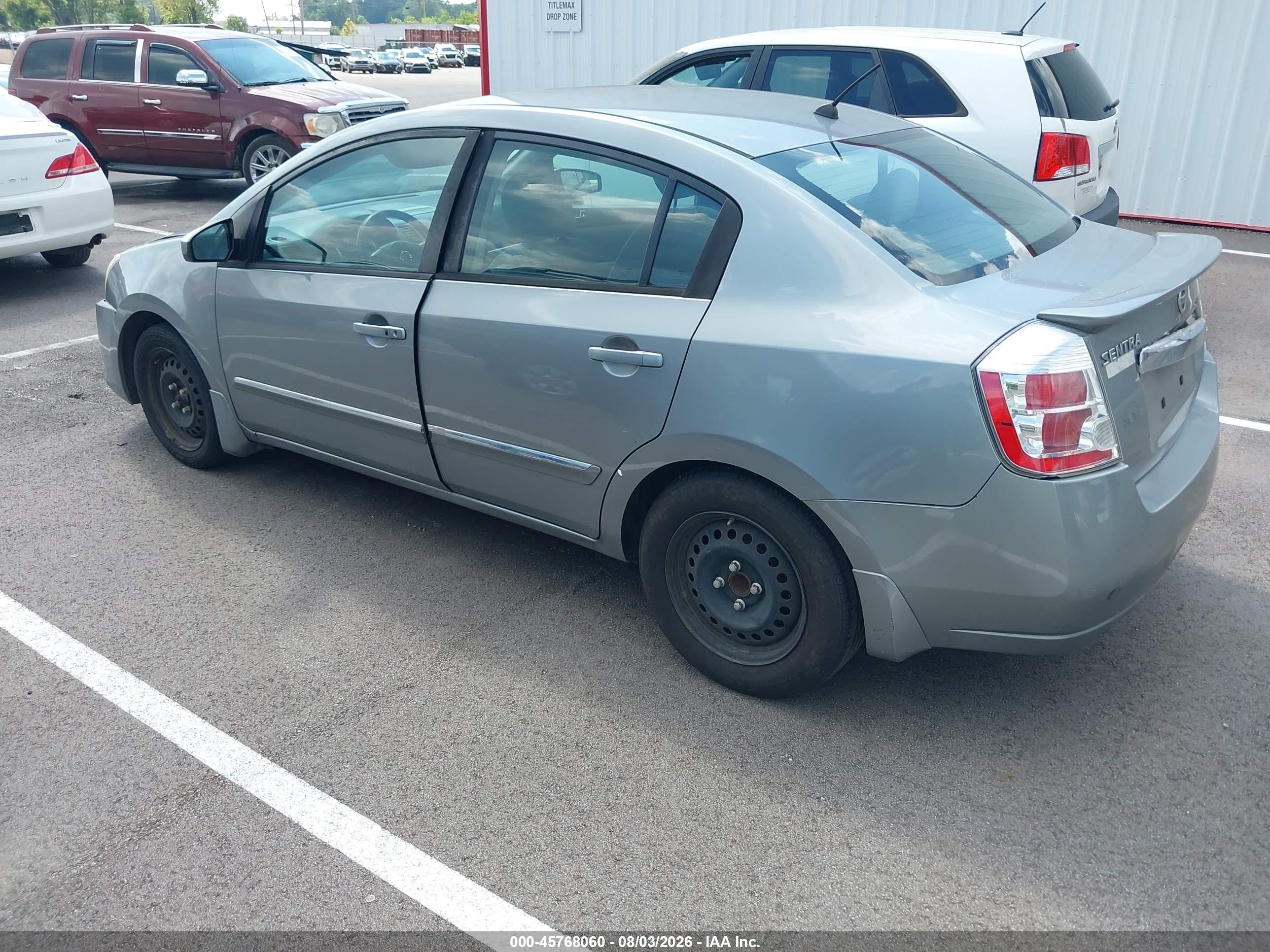 2011 Nissan Sentra 2.0s Gray vin: 3N1AB6AP4BL704143