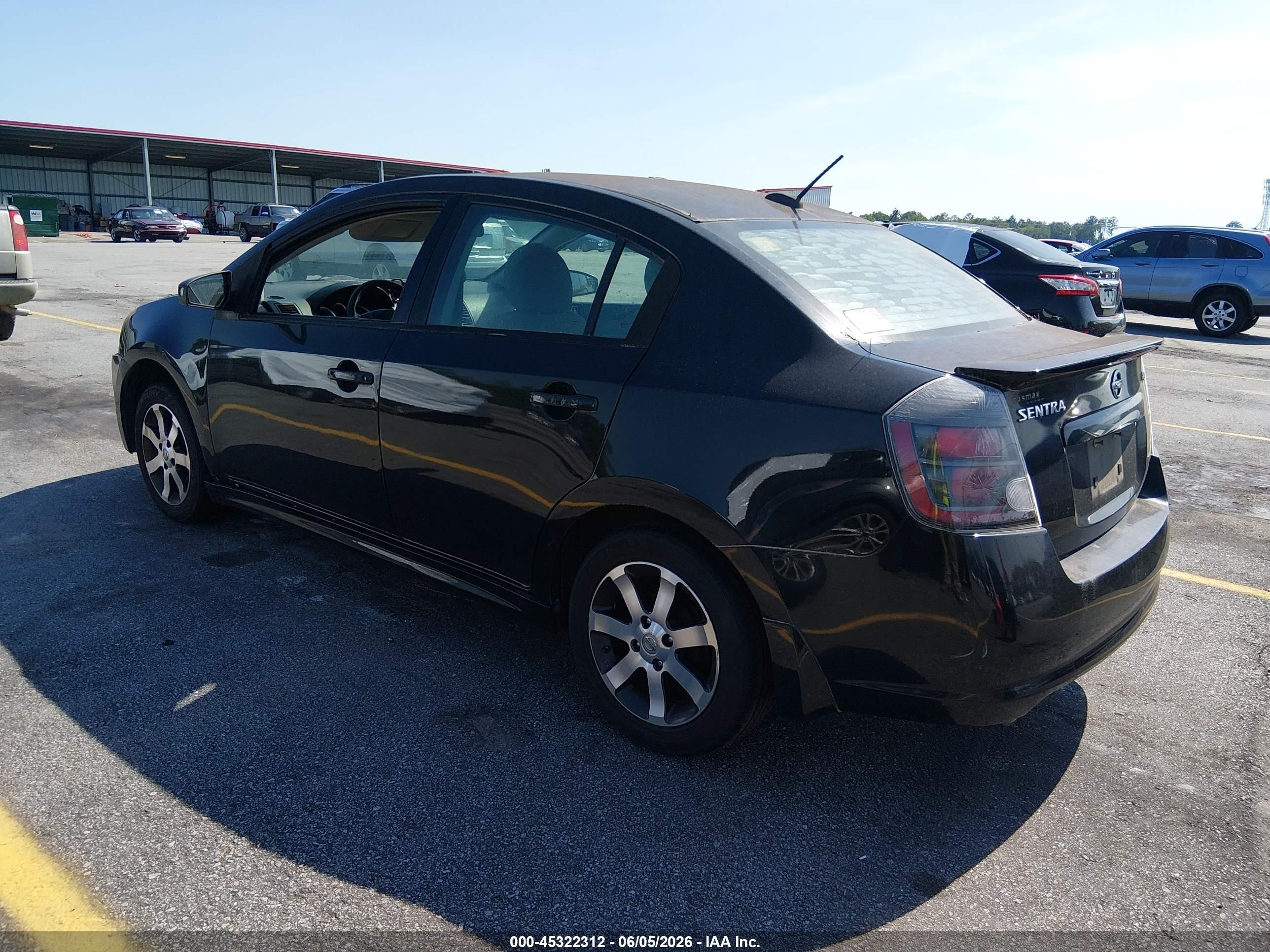 2011 Nissan Sentra 2.0sr Черный vin: 3N1AB6AP4BL720018