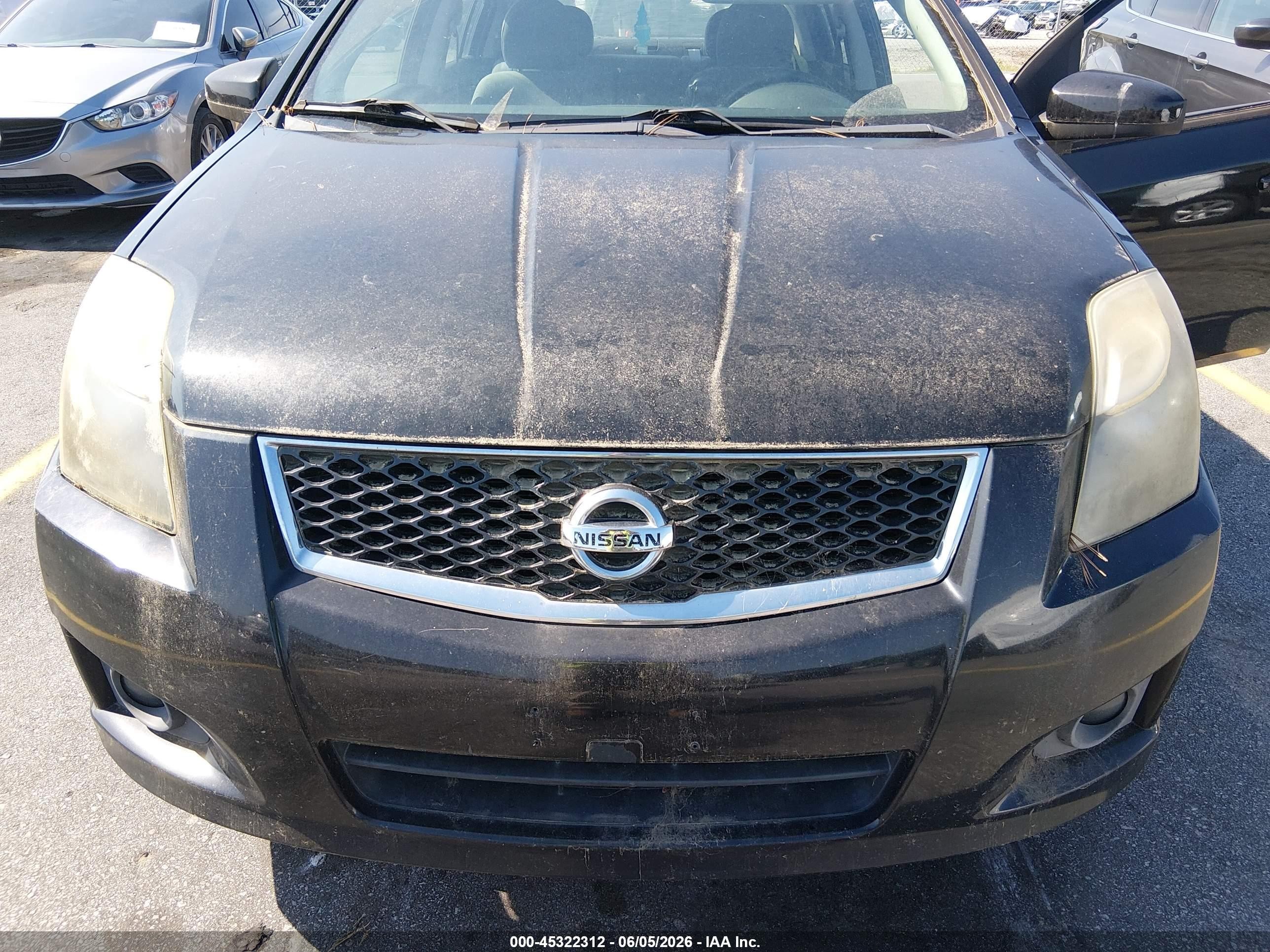2011 Nissan Sentra 2.0sr Черный vin: 3N1AB6AP4BL720018
