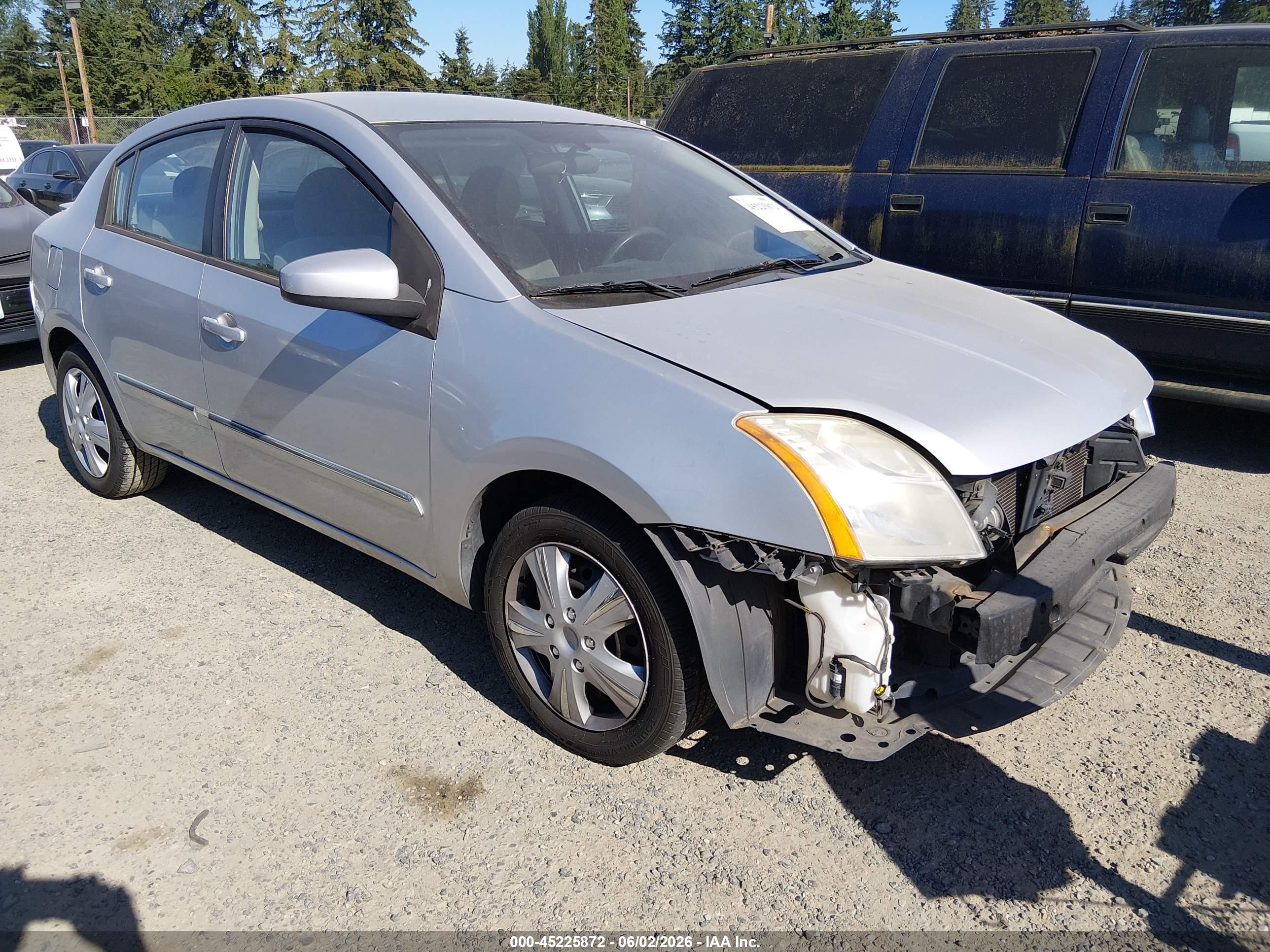 2011 Nissan Sentra 2.0s Silver vin: 3N1AB6AP4BL721993