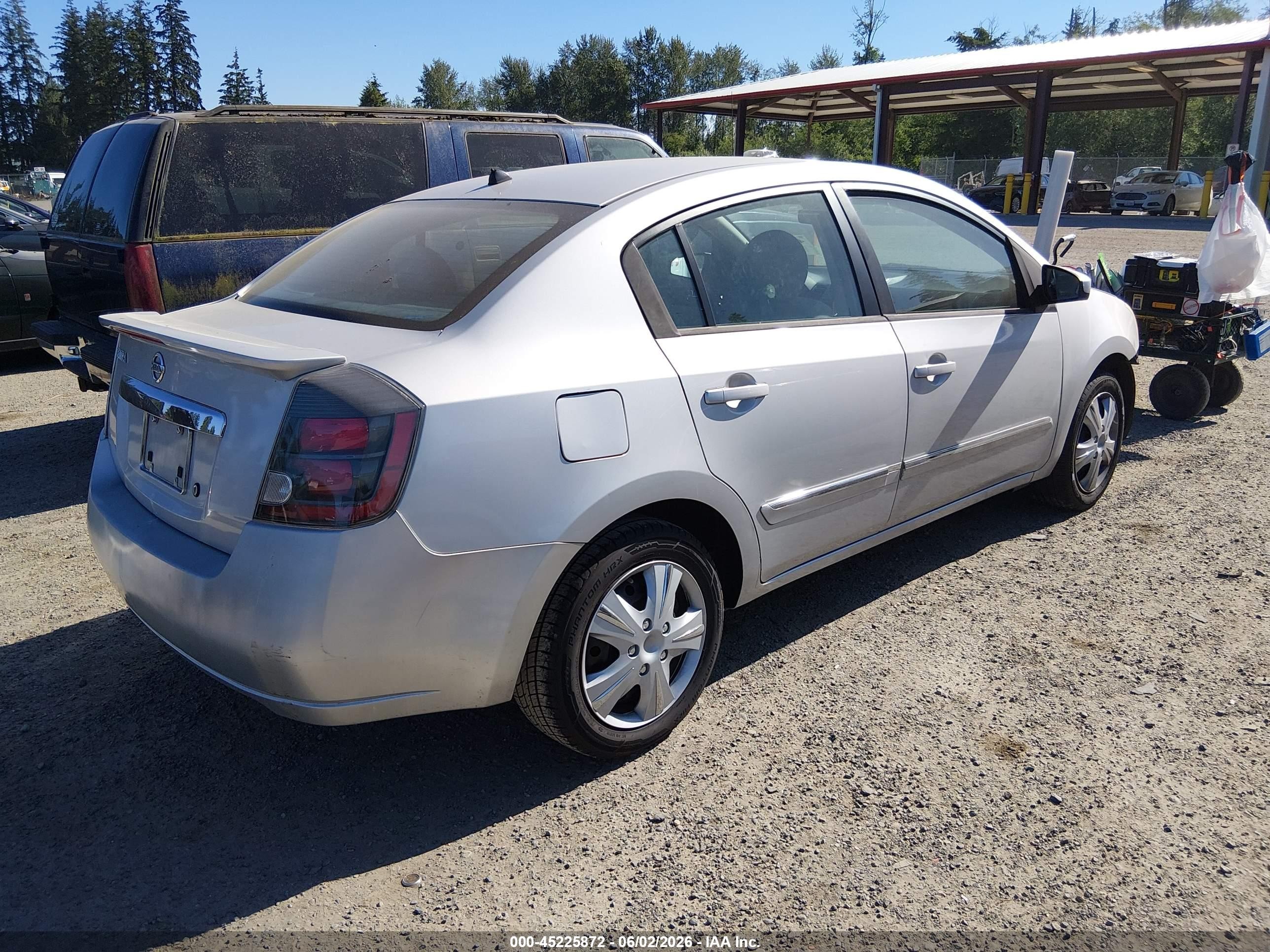 2011 Nissan Sentra 2.0s Silver vin: 3N1AB6AP4BL721993