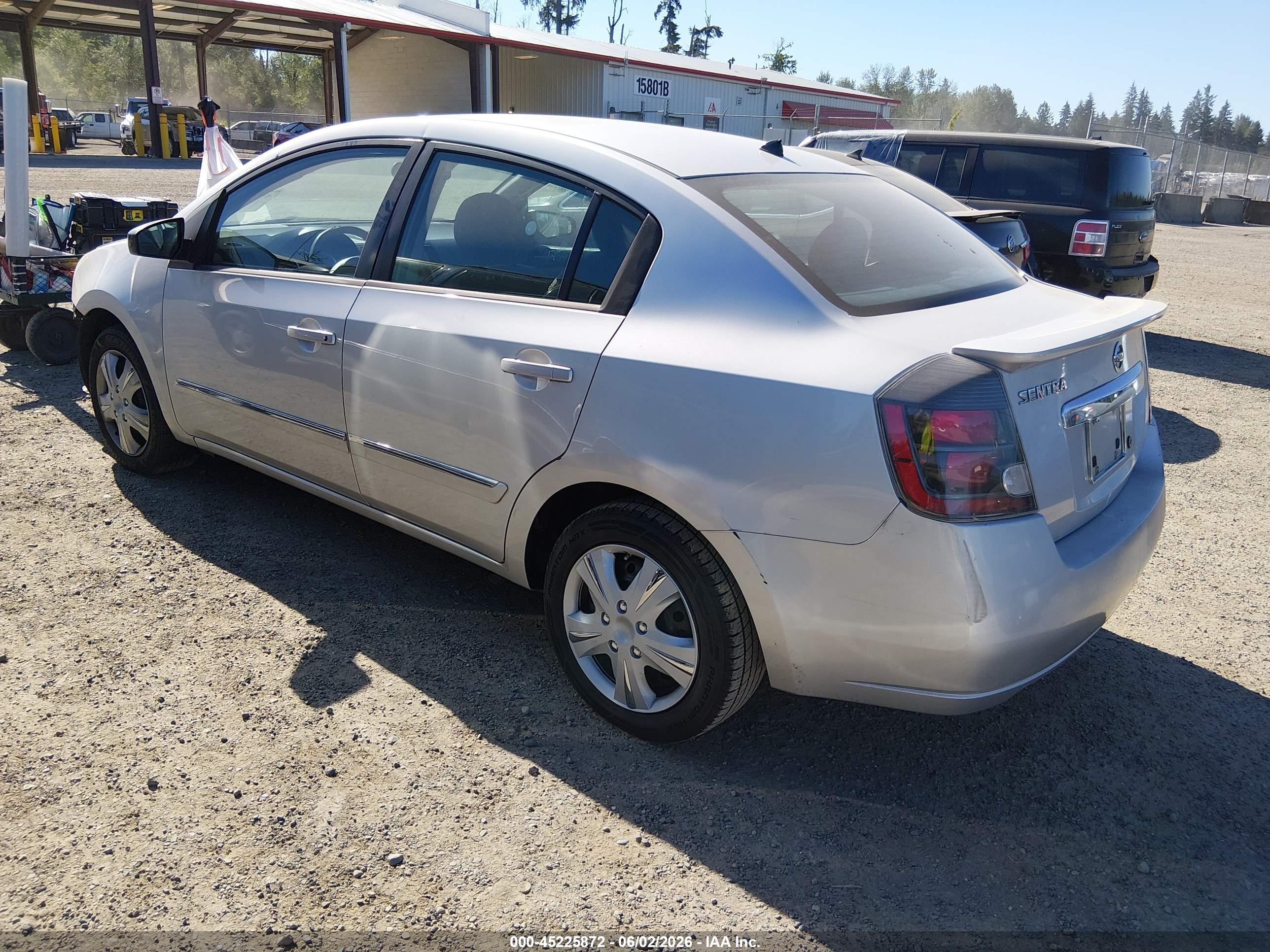 2011 Nissan Sentra 2.0s Silver vin: 3N1AB6AP4BL721993