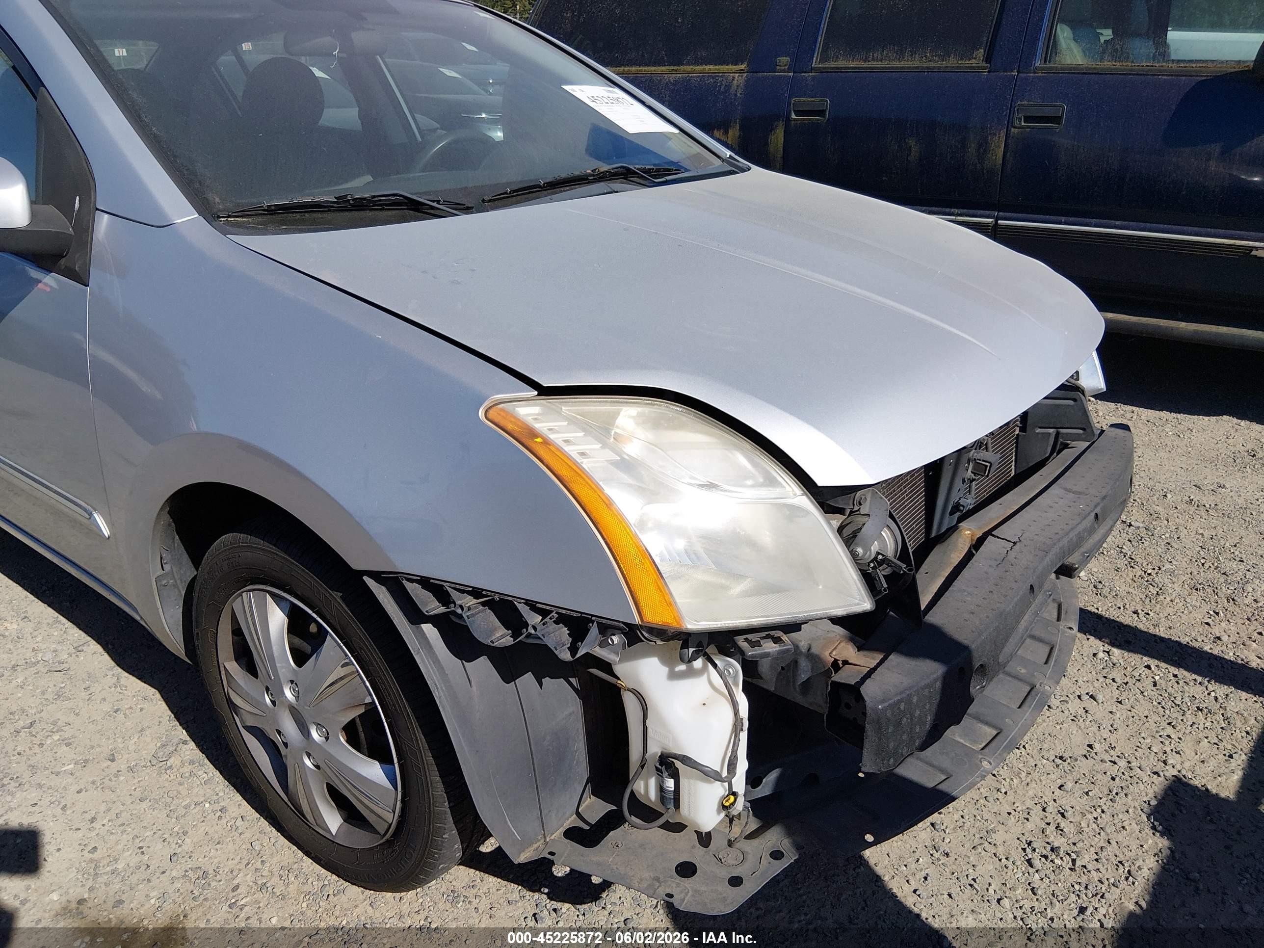 2011 Nissan Sentra 2.0s Silver vin: 3N1AB6AP4BL721993