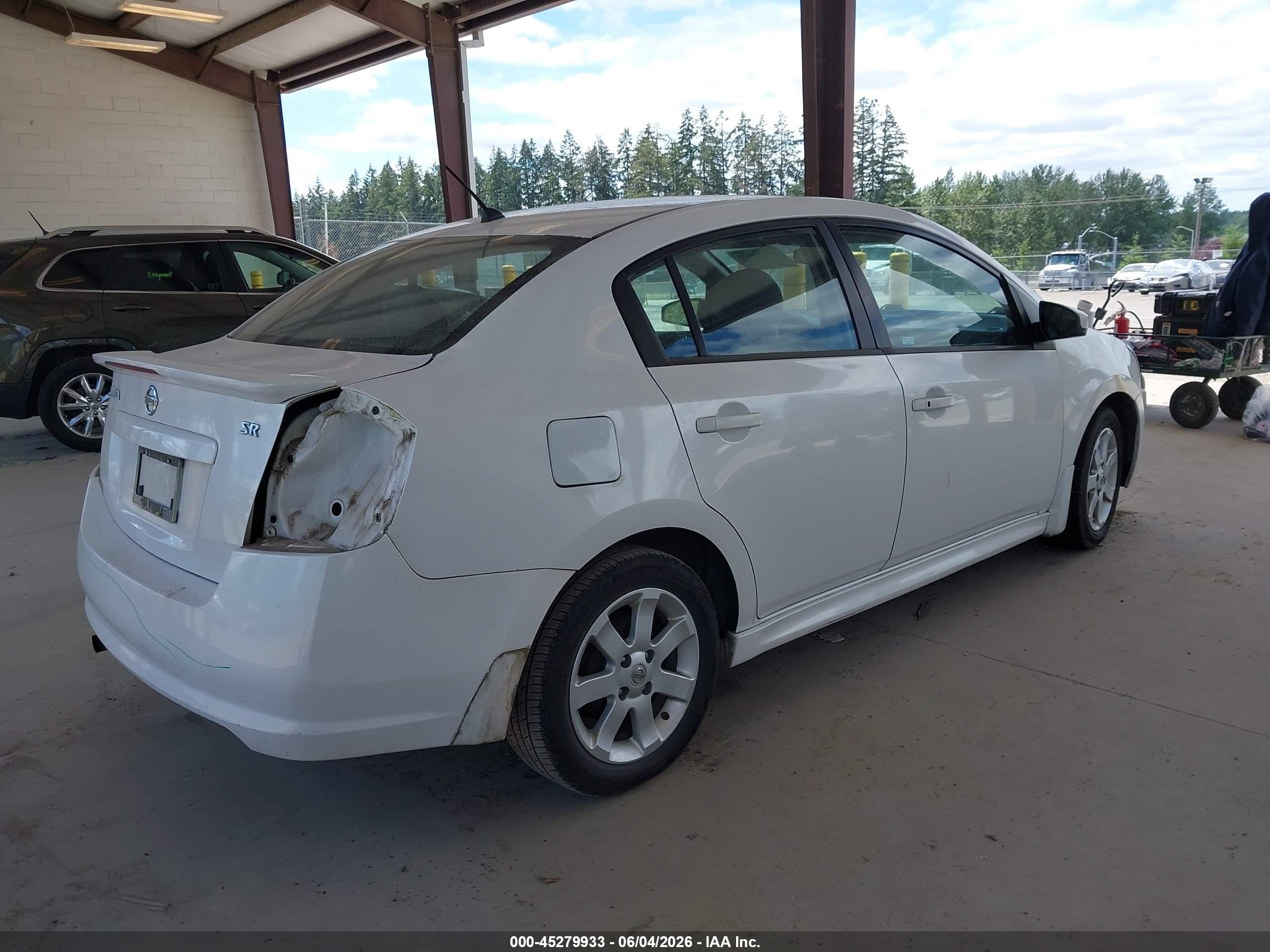 2011 Nissan Sentra 2.0sr White vin: 3N1AB6AP4BL728328