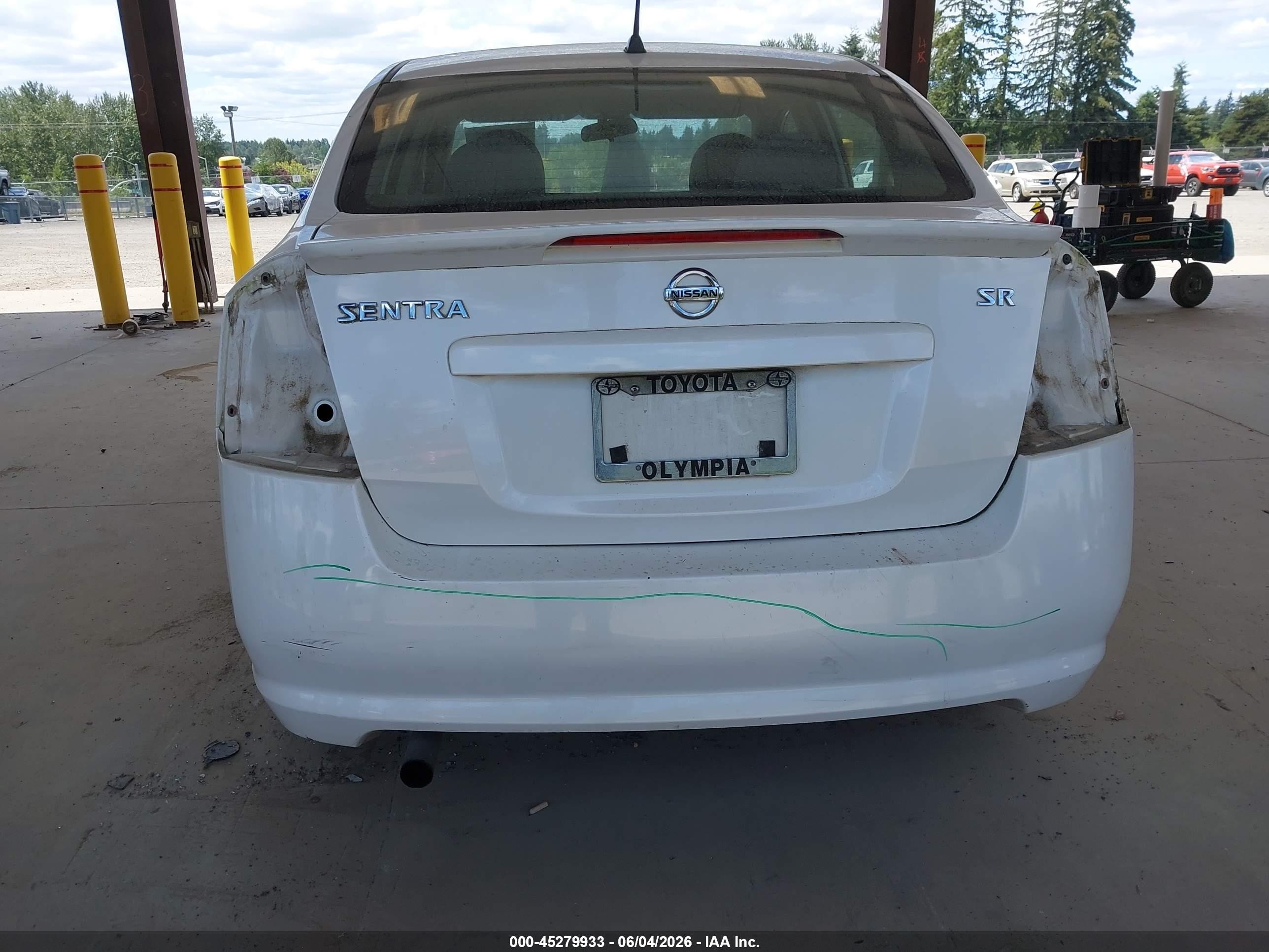 2011 Nissan Sentra 2.0sr White vin: 3N1AB6AP4BL728328