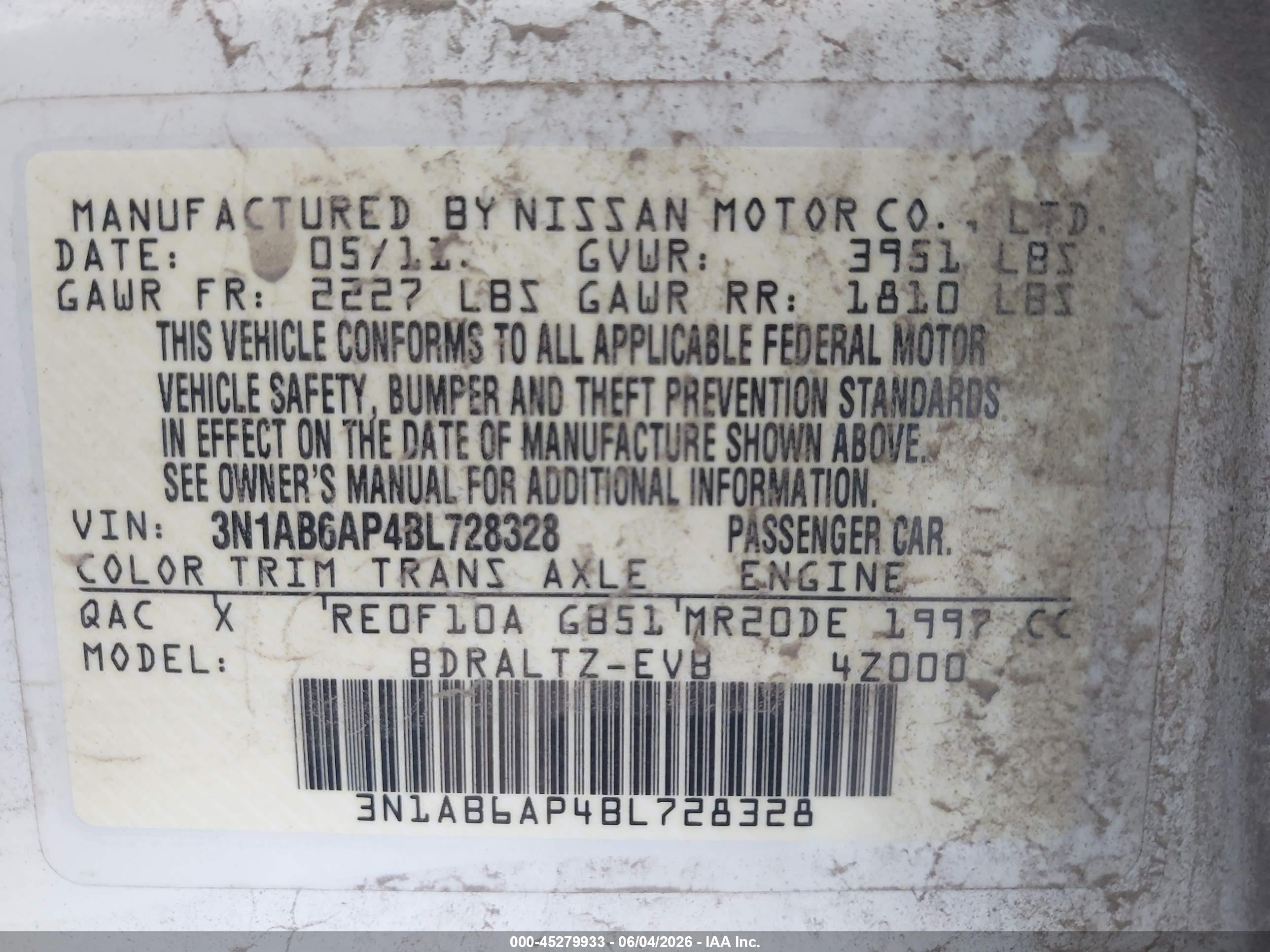 2011 Nissan Sentra 2.0sr White vin: 3N1AB6AP4BL728328
