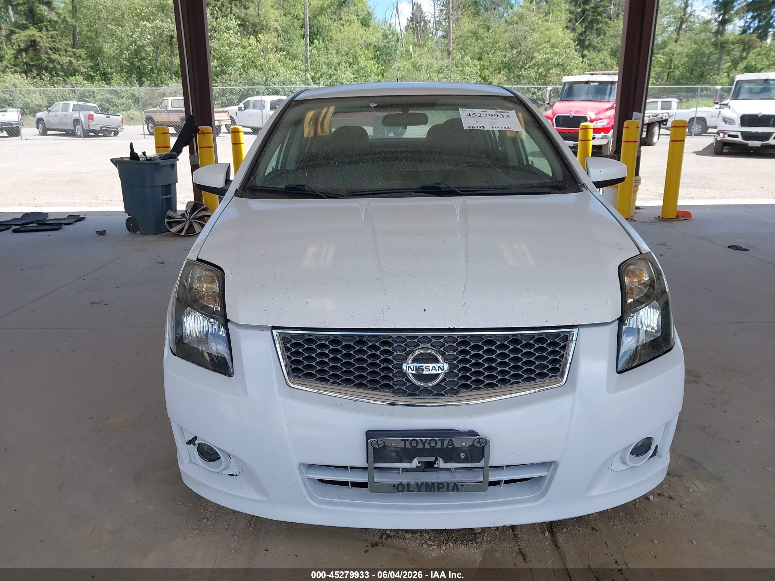 2011 Nissan Sentra 2.0sr White vin: 3N1AB6AP4BL728328