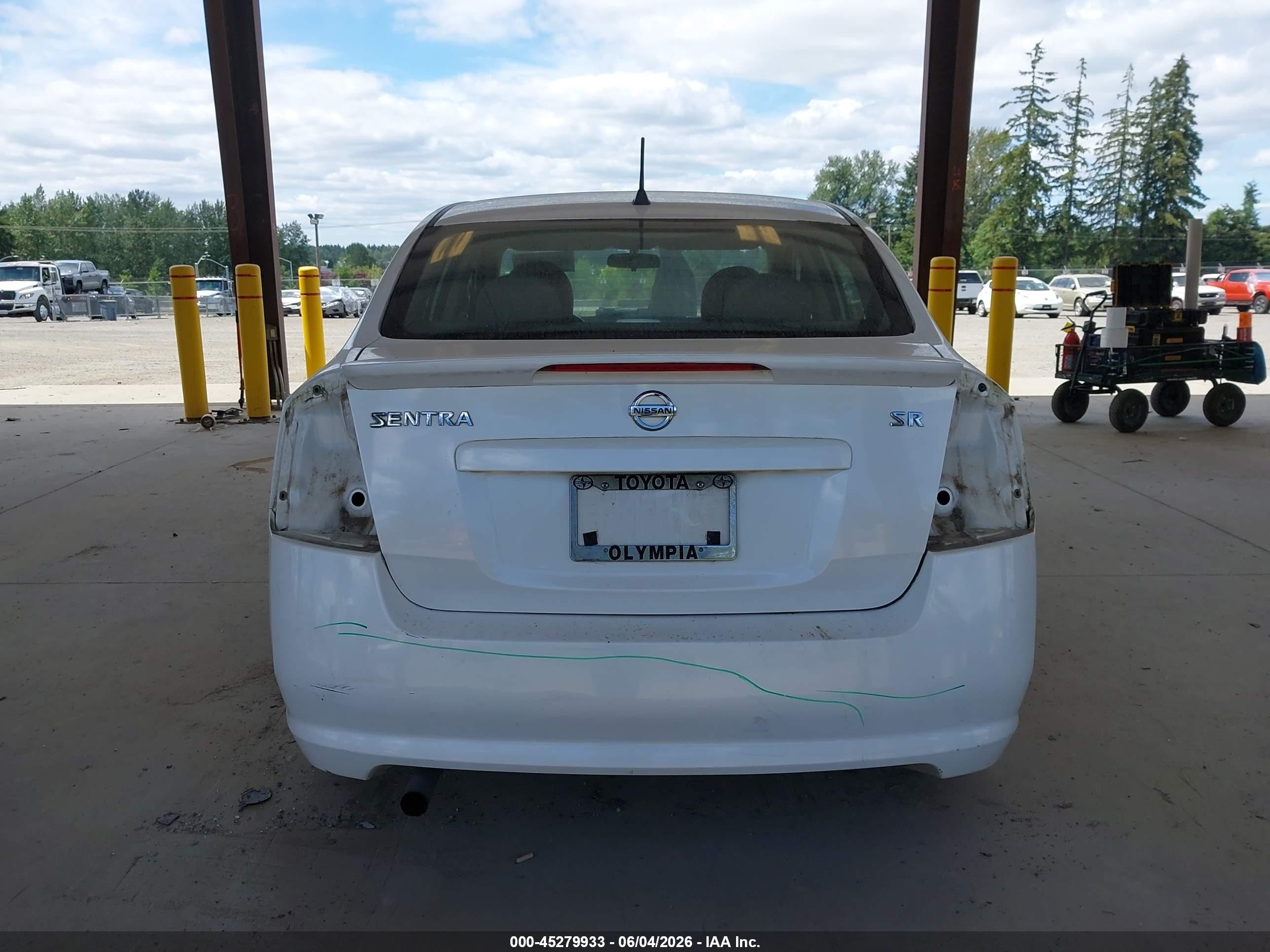 2011 Nissan Sentra 2.0sr White vin: 3N1AB6AP4BL728328