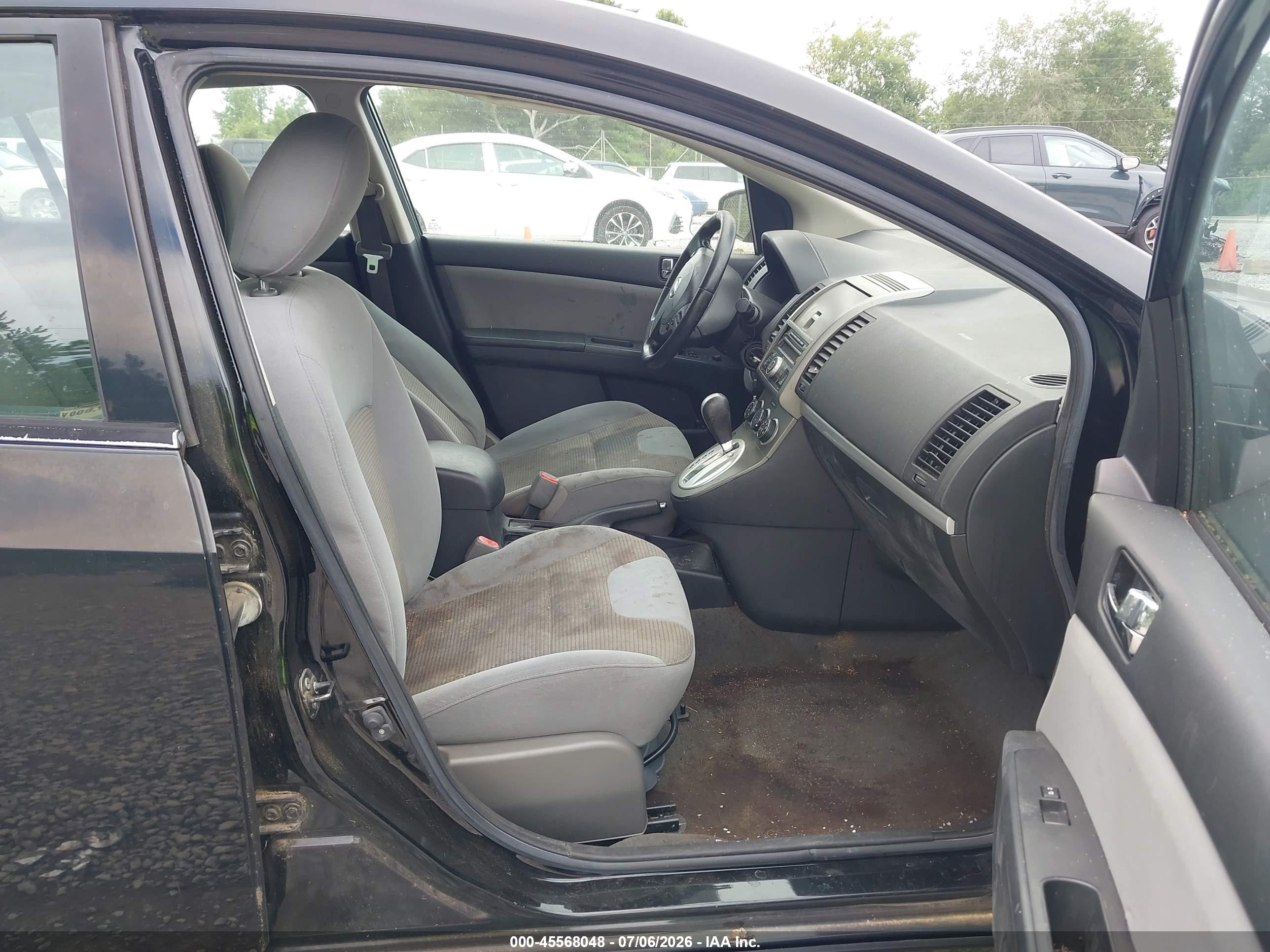 2012 Nissan Sentra 2.0 Sr Black vin: 3N1AB6AP4CL622222