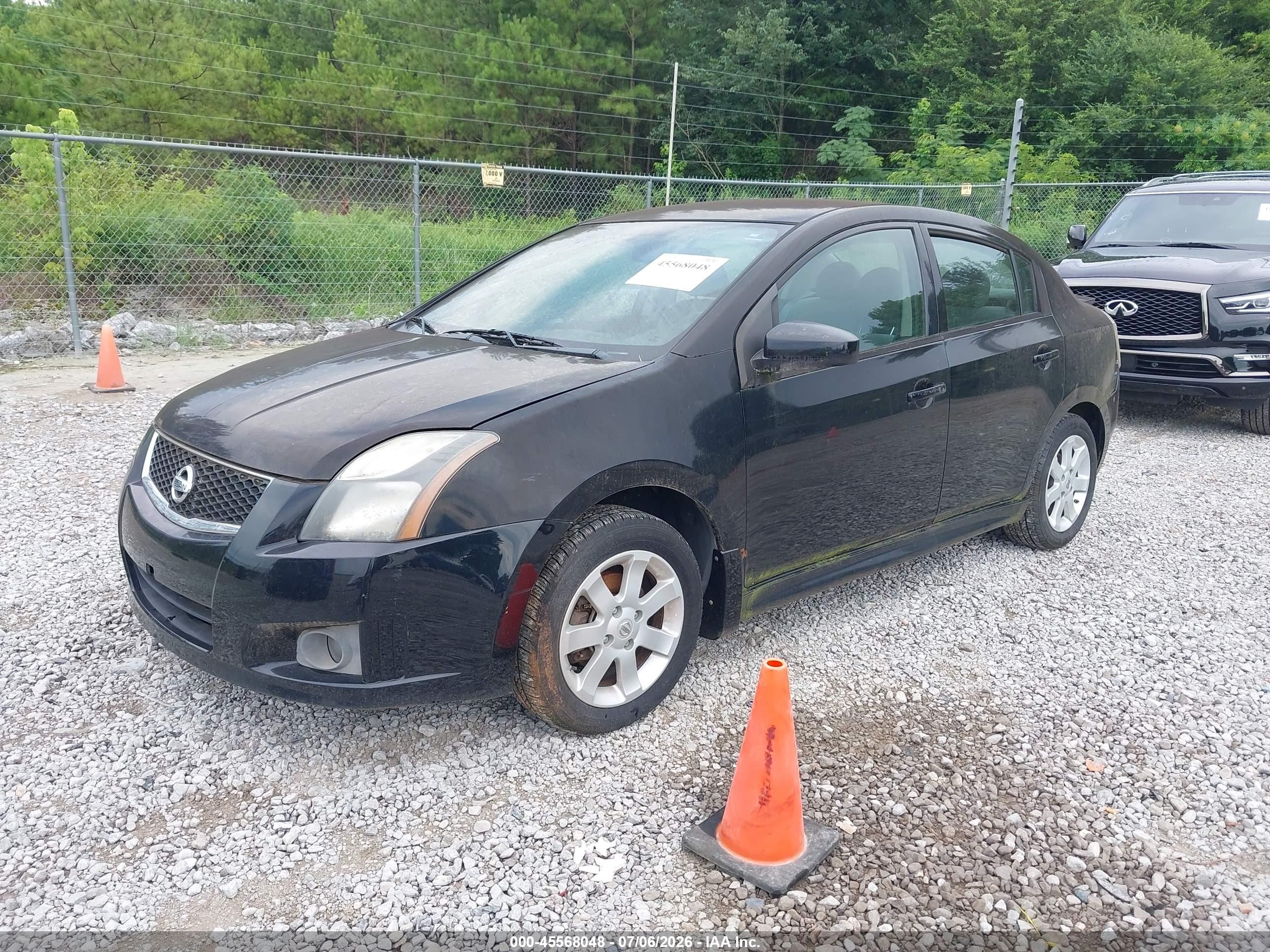 2012 Nissan Sentra 2.0 Sr Black vin: 3N1AB6AP4CL622222