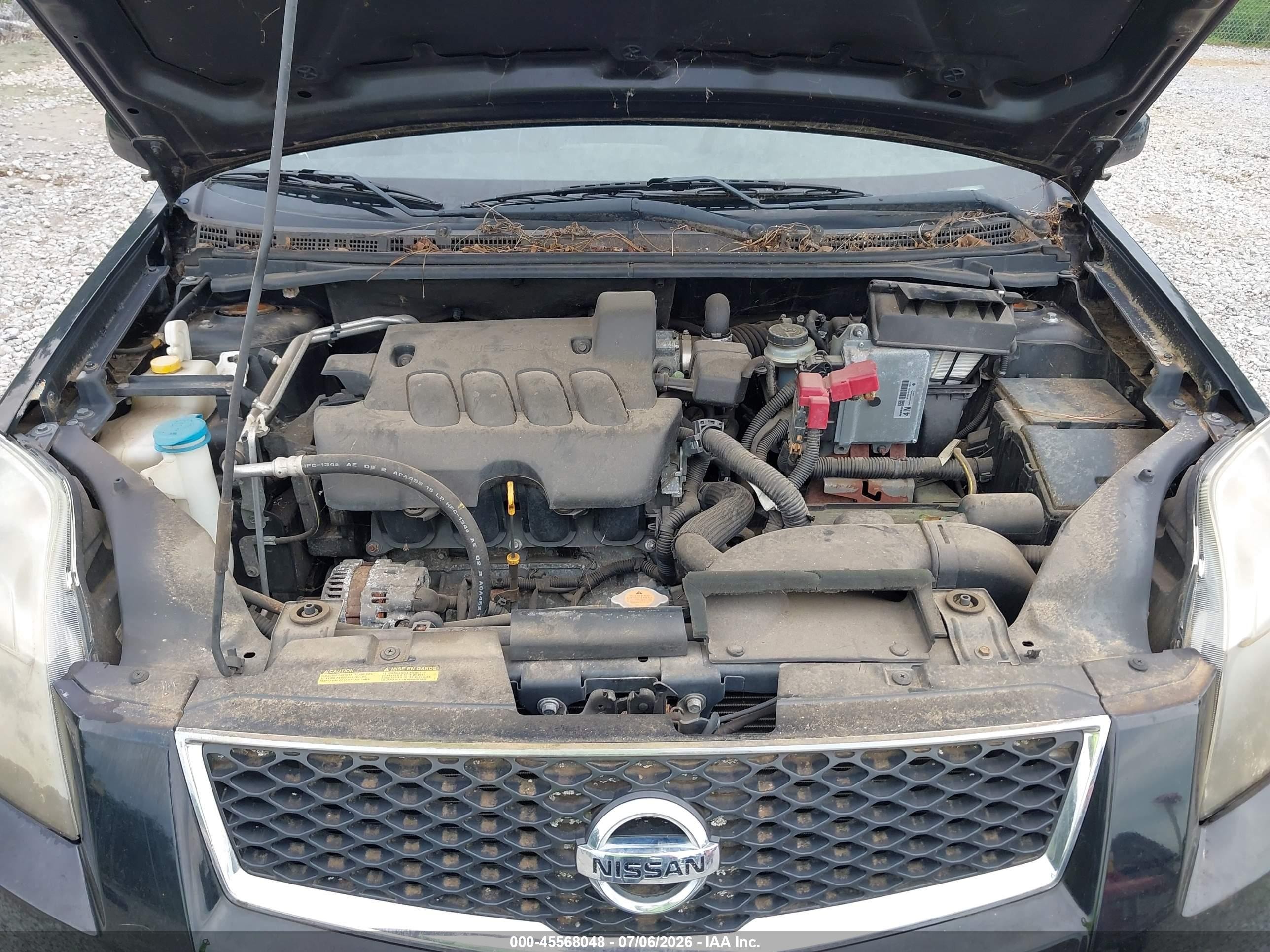 2012 Nissan Sentra 2.0 Sr Black vin: 3N1AB6AP4CL622222