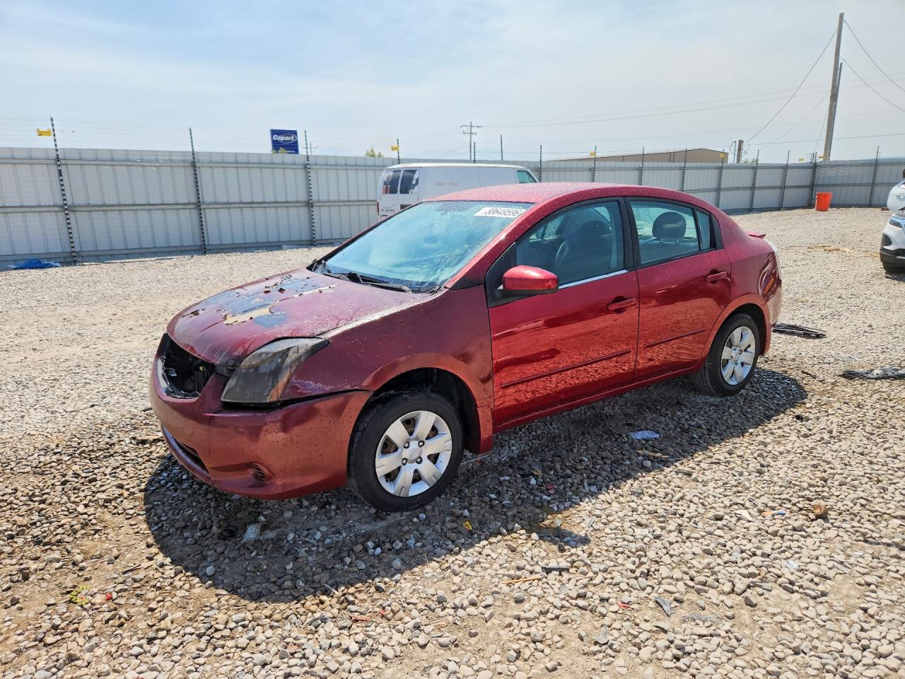 2012 Nissan Sentra 2.0 Burgundy vin: 3N1AB6AP4CL626951