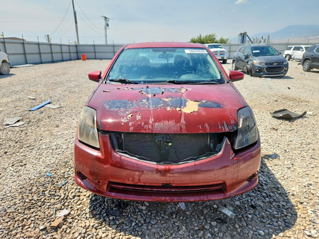 2012 Nissan Sentra 2.0 Burgundy vin: 3N1AB6AP4CL626951