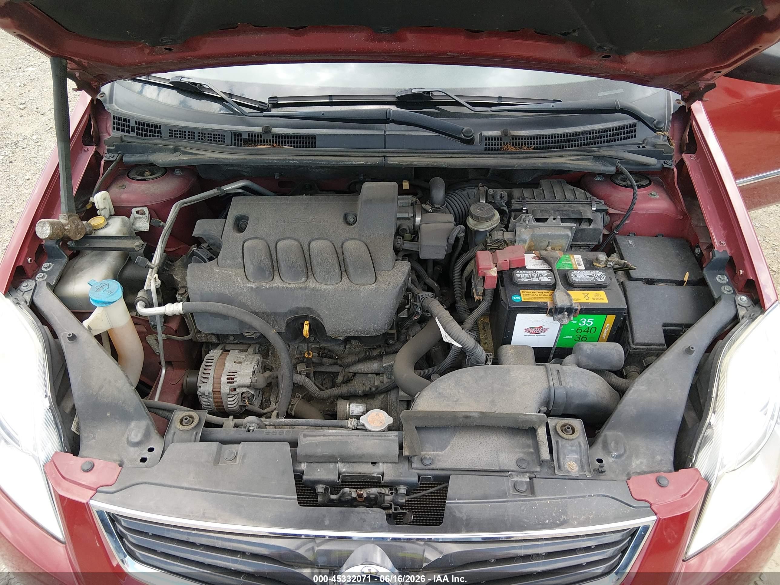 2012 Nissan Sentra 2.0 Sl Red vin: 3N1AB6AP4CL654555