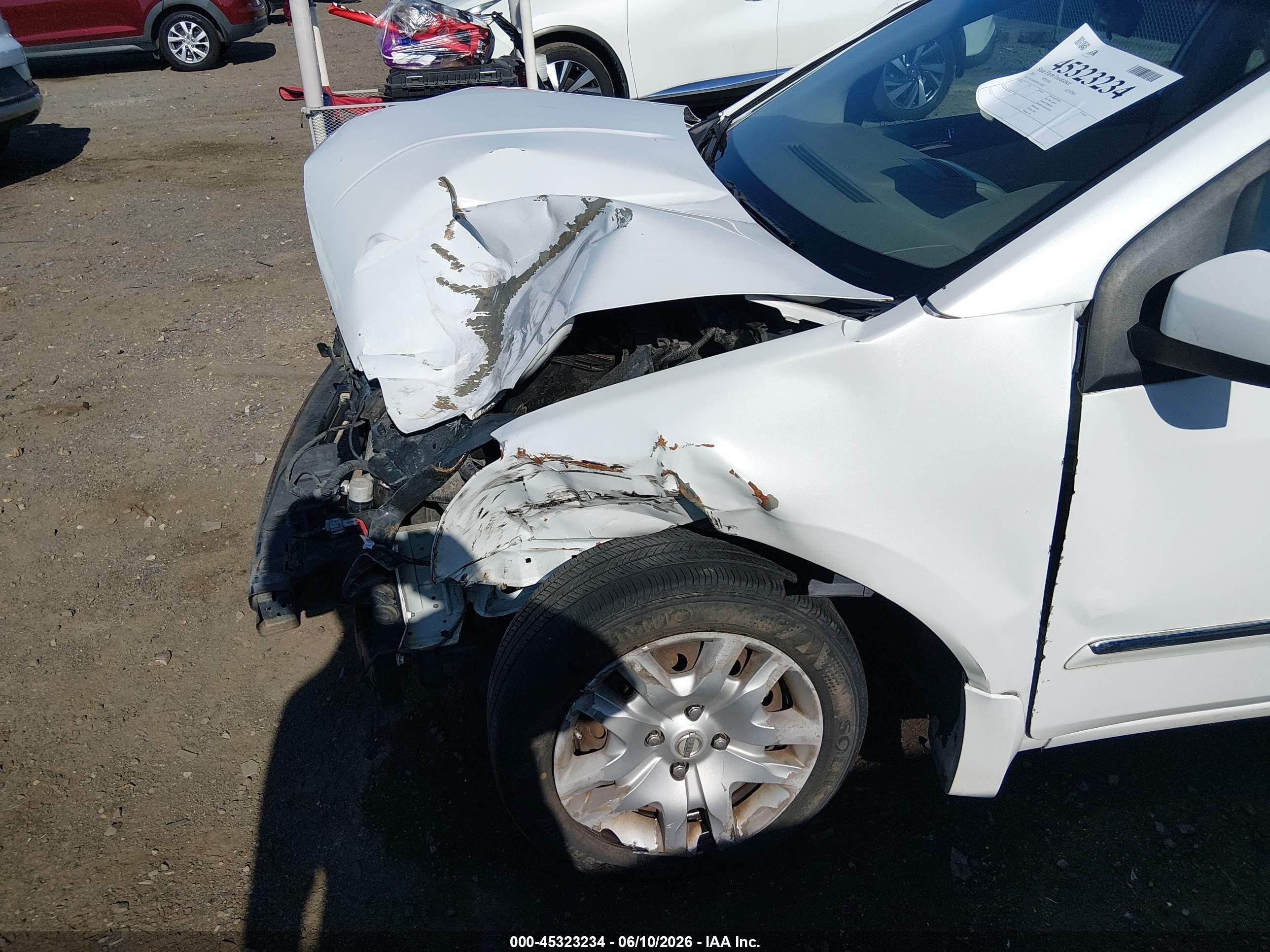 2012 Nissan Sentra 2.0 S White vin: 3N1AB6AP4CL658637