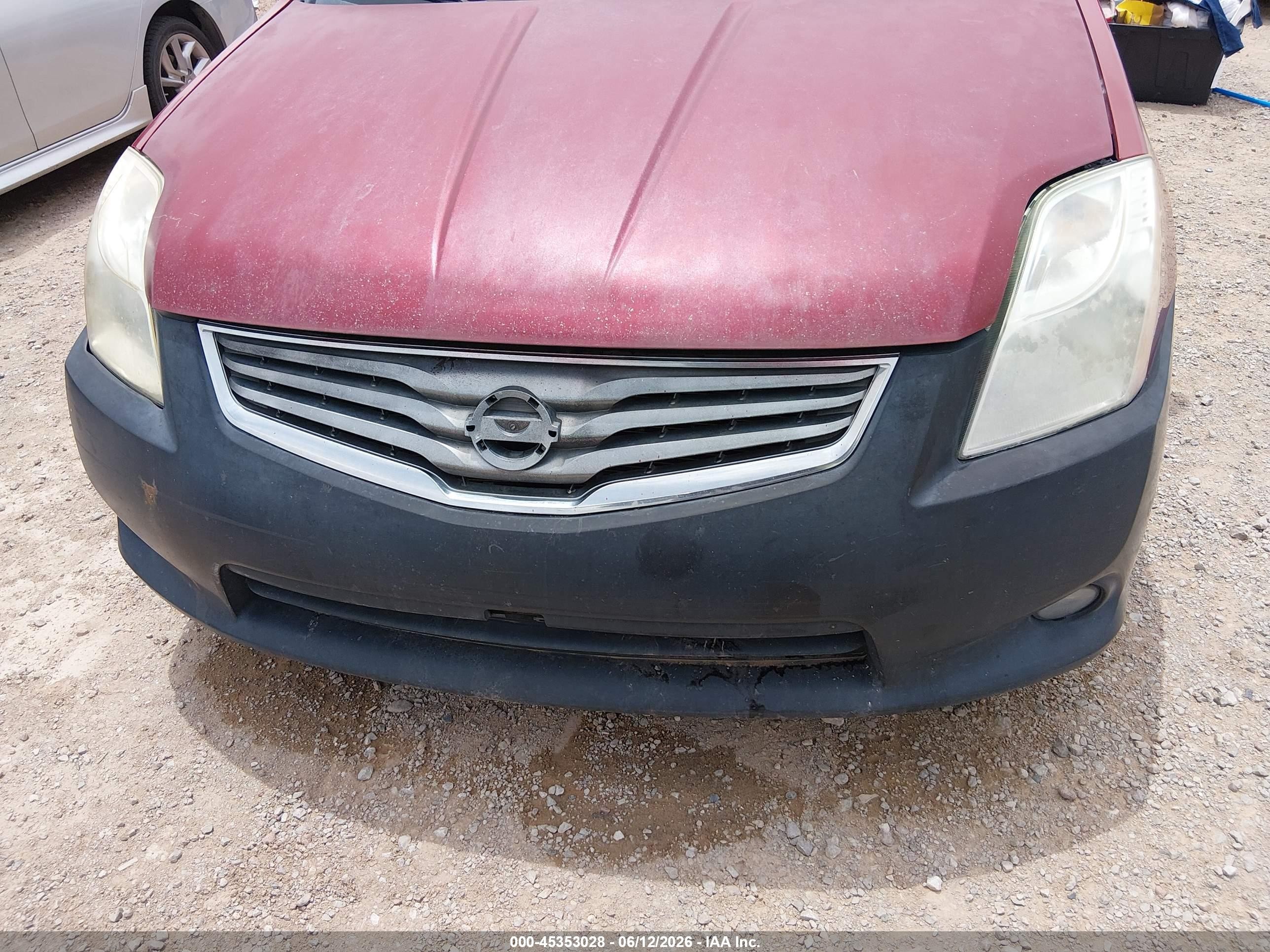 2012 Nissan Sentra 2.0 Sl Red vin: 3N1AB6AP4CL668326