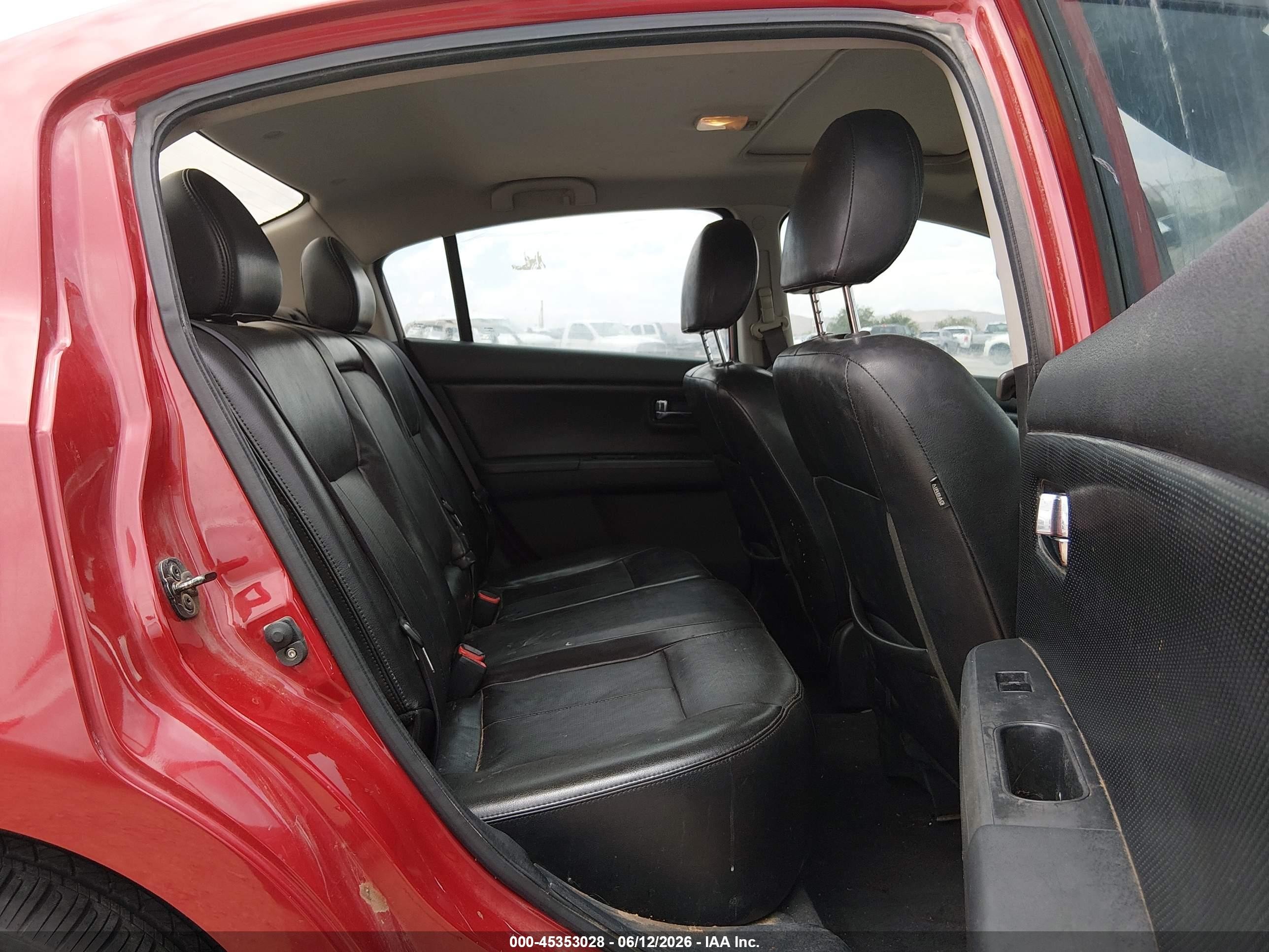 2012 Nissan Sentra 2.0 Sl Red vin: 3N1AB6AP4CL668326