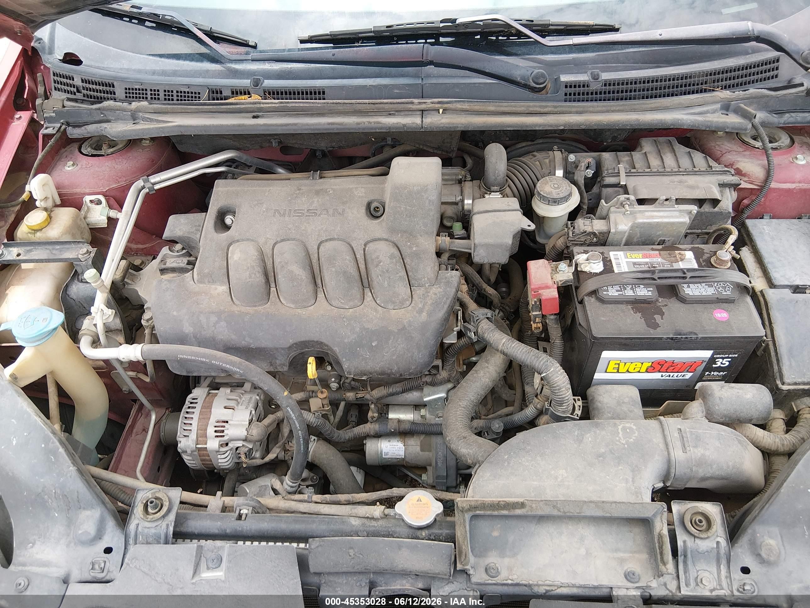 2012 Nissan Sentra 2.0 Sl Red vin: 3N1AB6AP4CL668326