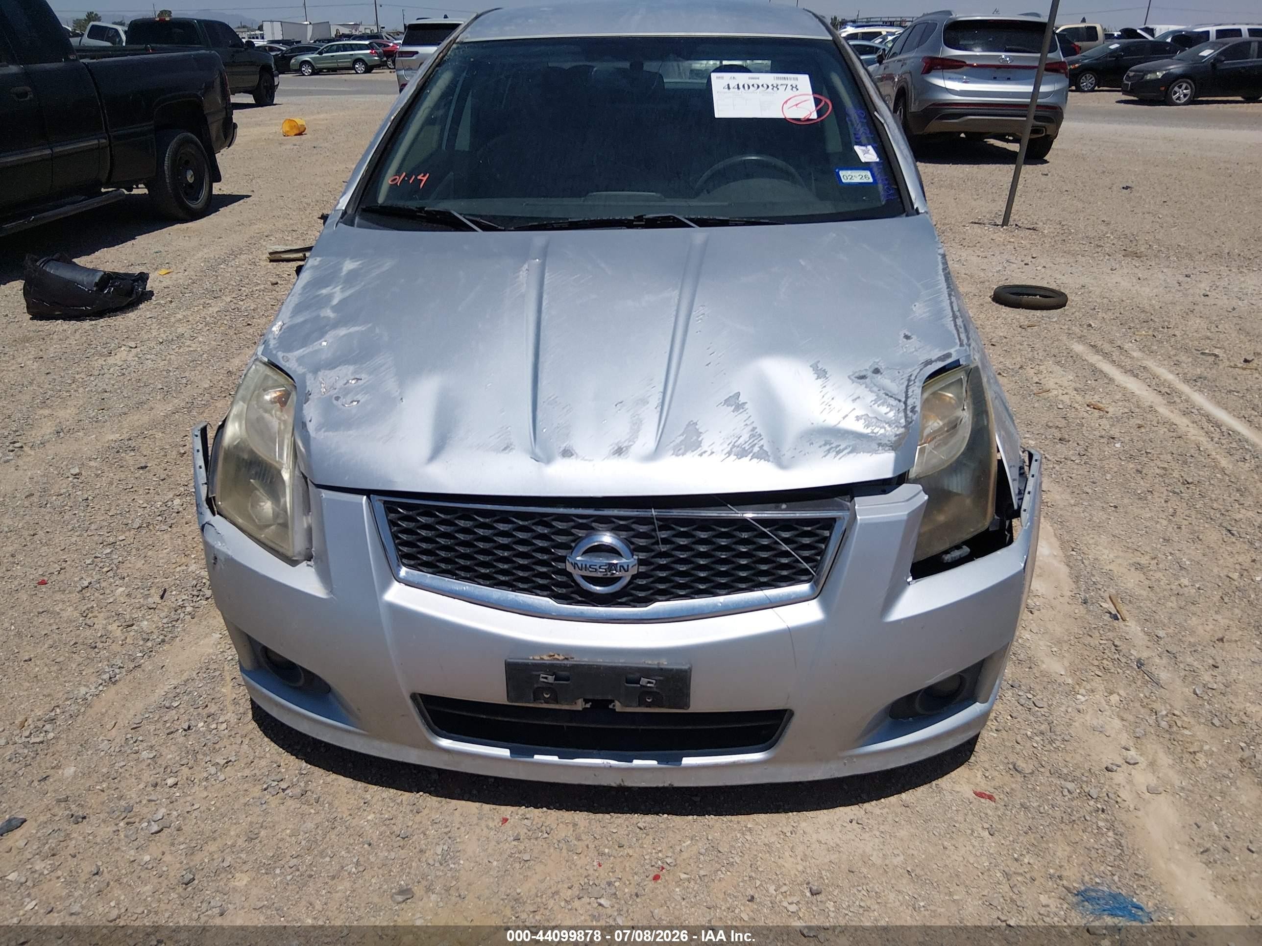 2012 Nissan Sentra 2.0 Sr Silver vin: 3N1AB6AP4CL668424