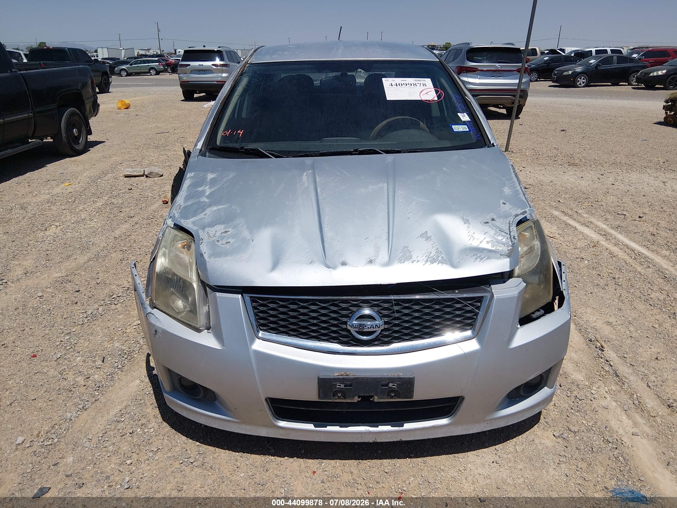 2012 Nissan Sentra 2.0 Sr Silver vin: 3N1AB6AP4CL668424