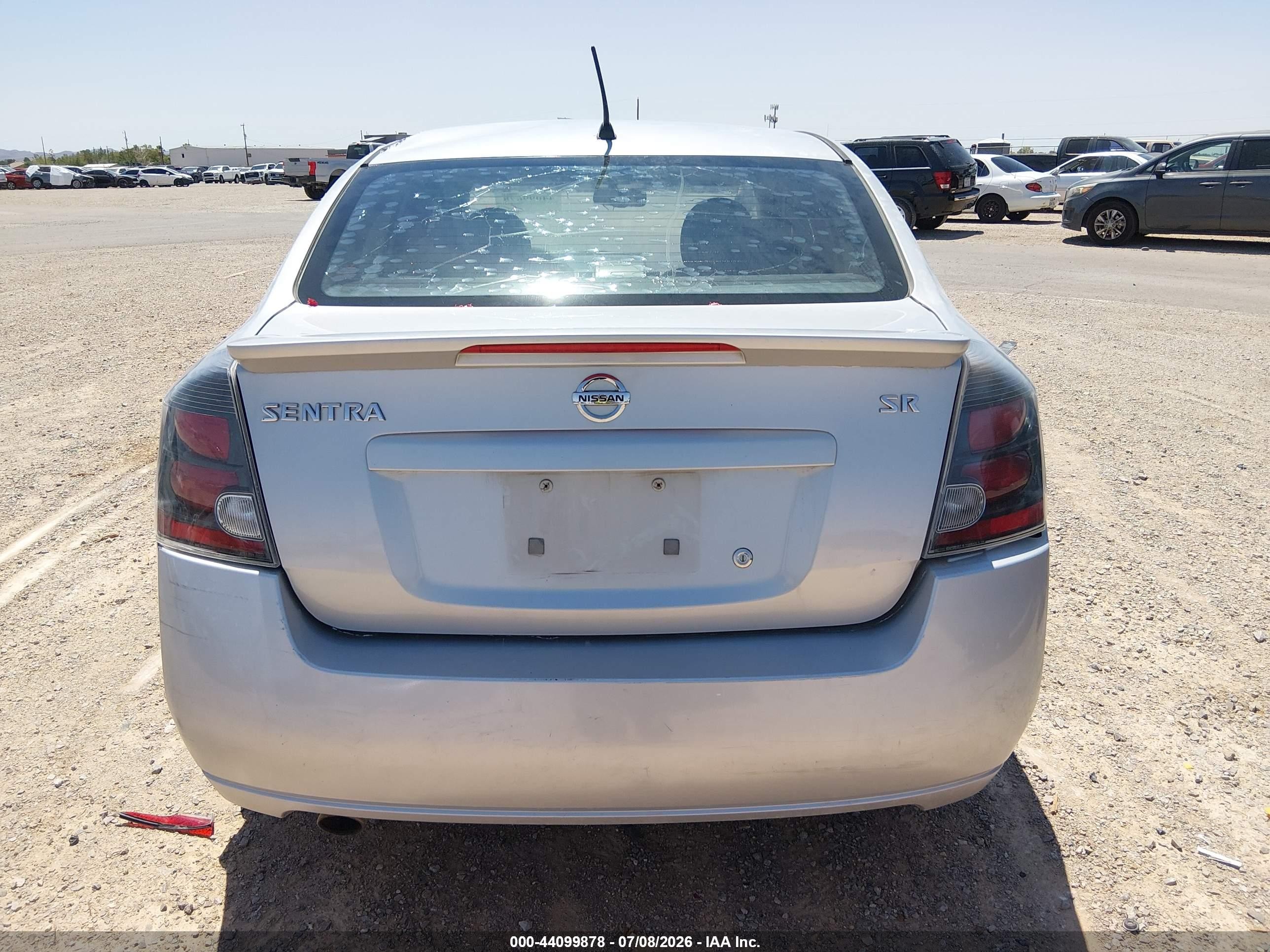 2012 Nissan Sentra 2.0 Sr Silver vin: 3N1AB6AP4CL668424