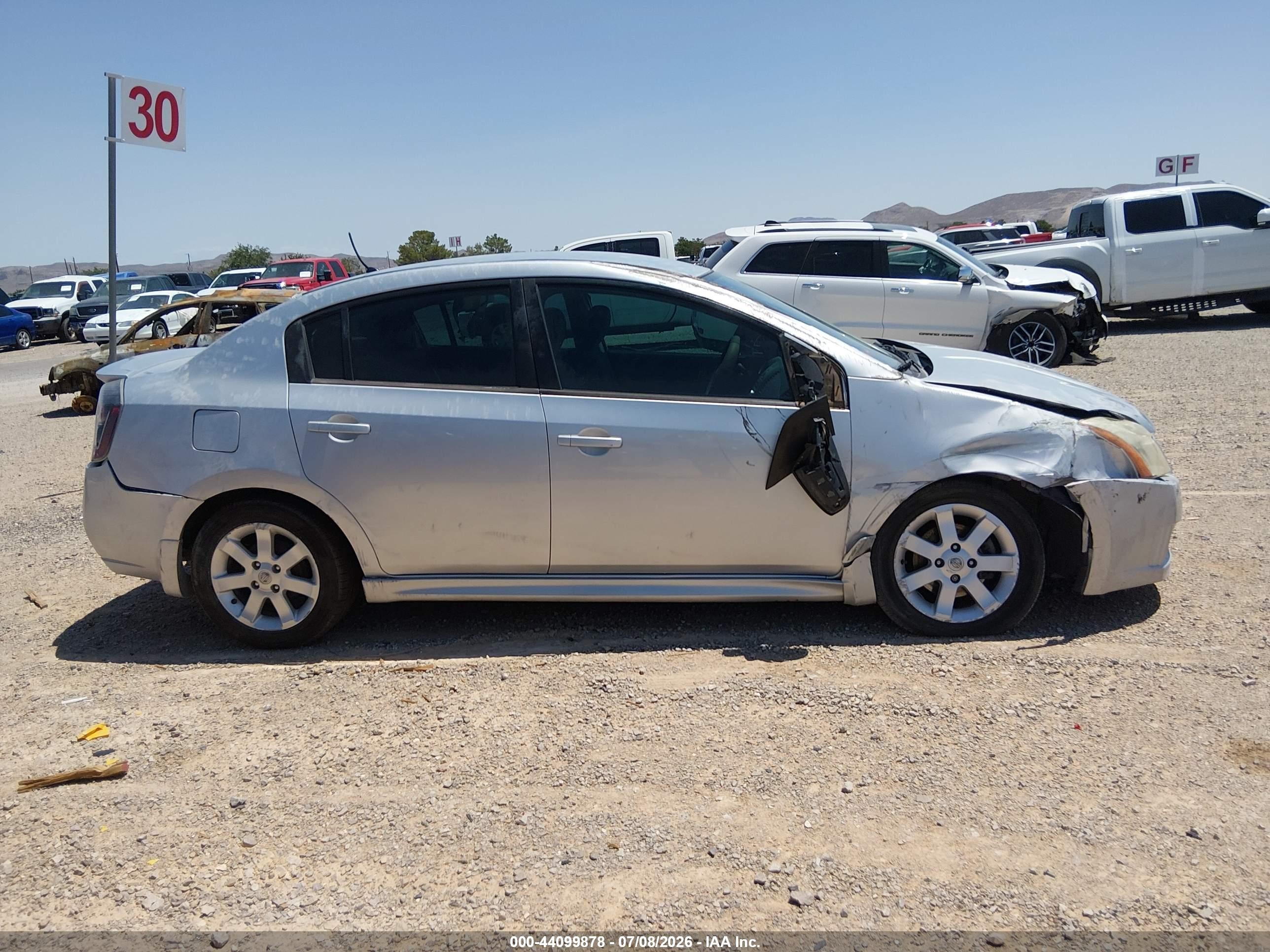 2012 Nissan Sentra 2.0 Sr Silver vin: 3N1AB6AP4CL668424